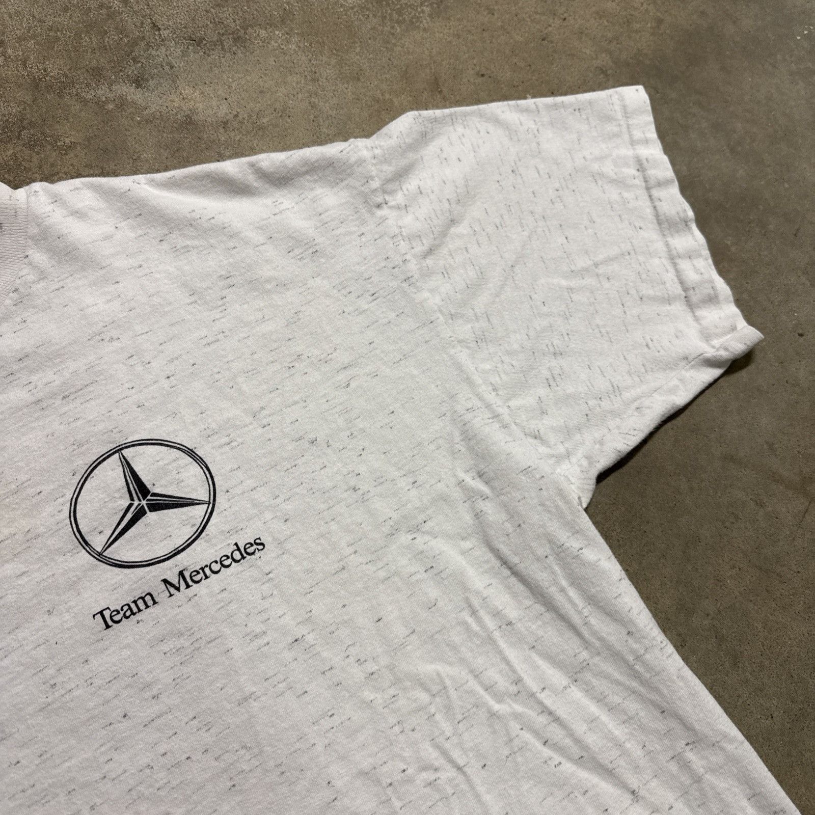 Mercedes-Benz Vintage Mercedes Benz Shirt Mens XL Gray 90s Racing E Class Size US XL / EU 56 / 4 - 5 Thumbnail