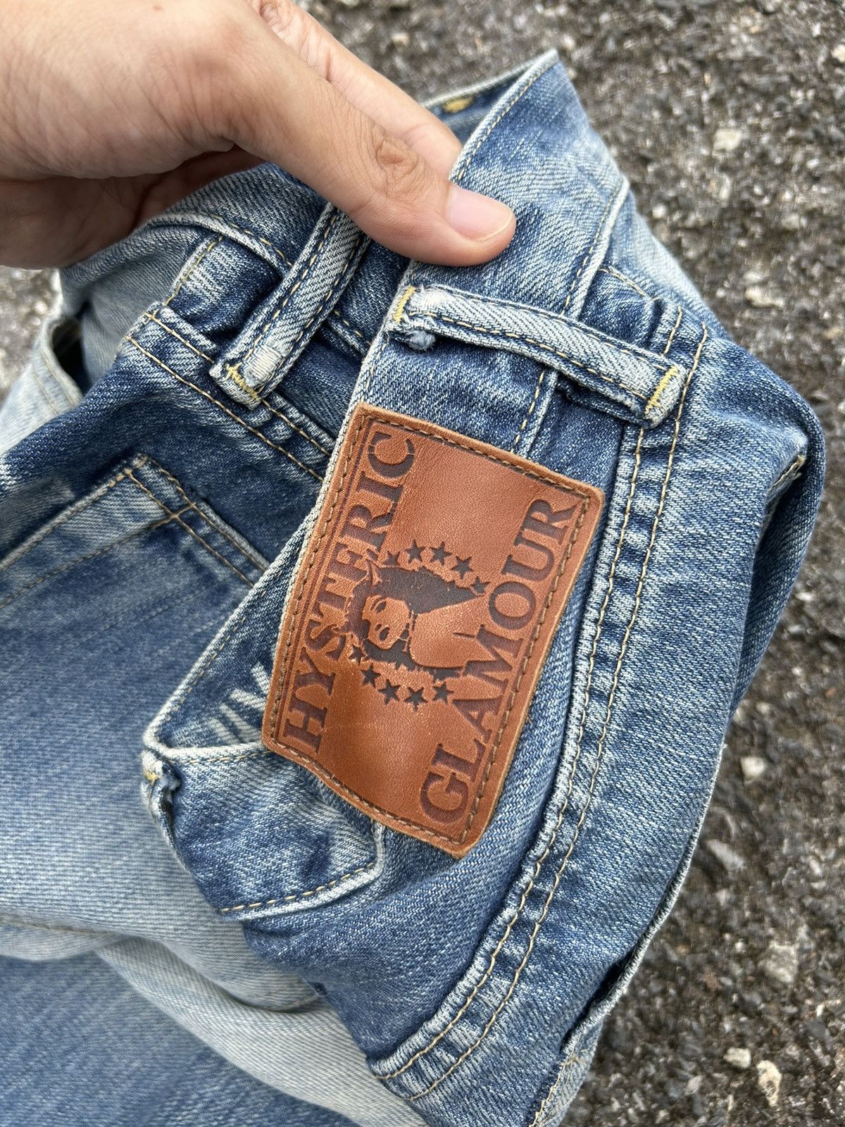 Hysteric Glamour × Japanese Brand Vintage Hysteric Glamour Selvedge disteressed denim🔥 Size US 29 - 12 Thumbnail