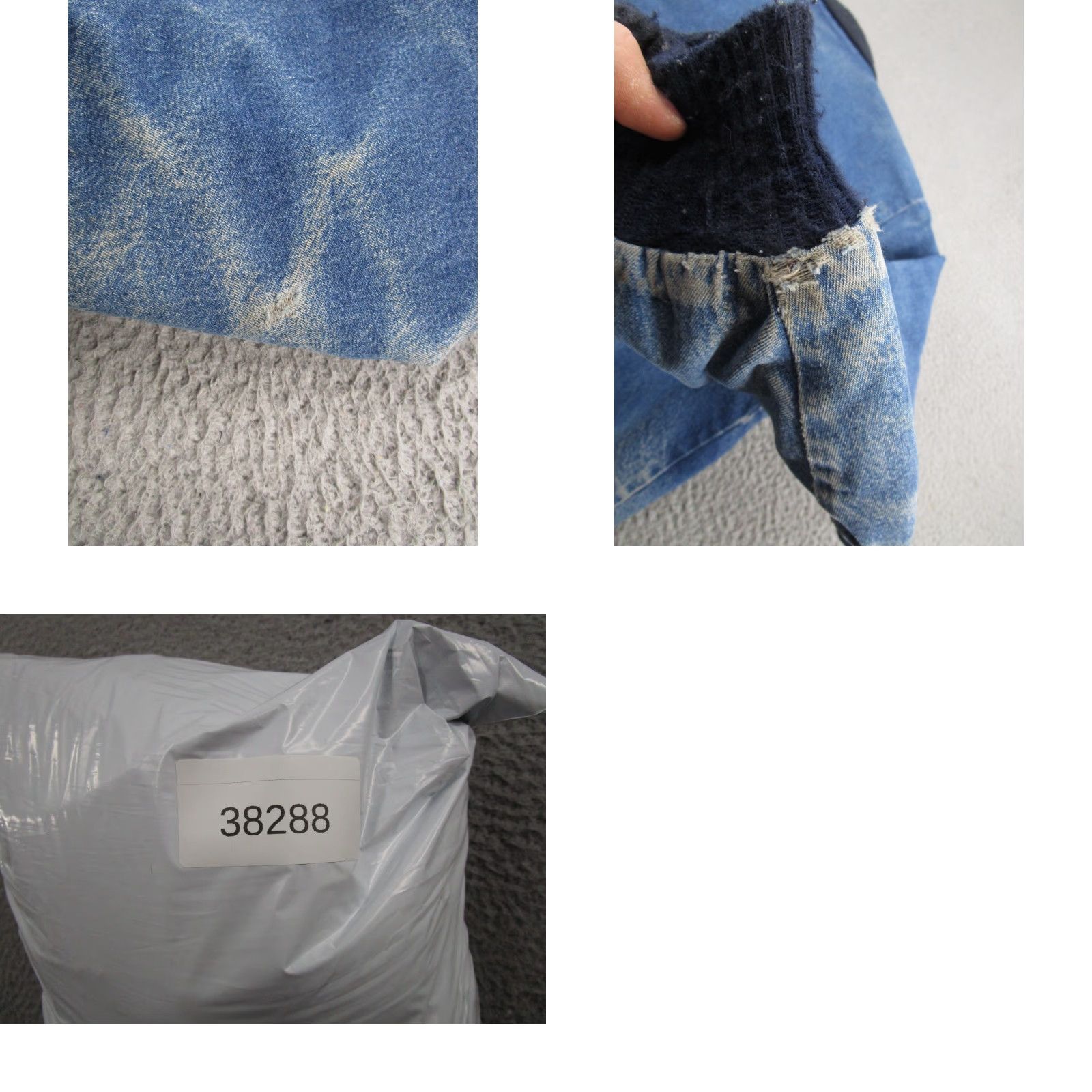 Vintage VINTAGE OshKosh B'gosh Jacket Mens L Denim Blue Blanket Lined 90s Workwear Bomber Jacket Solid Blue Lined Cotton Denim - Mens Regular Size L Jacket Size US L / EU 52-54 / 3 - 9 Thumbnail