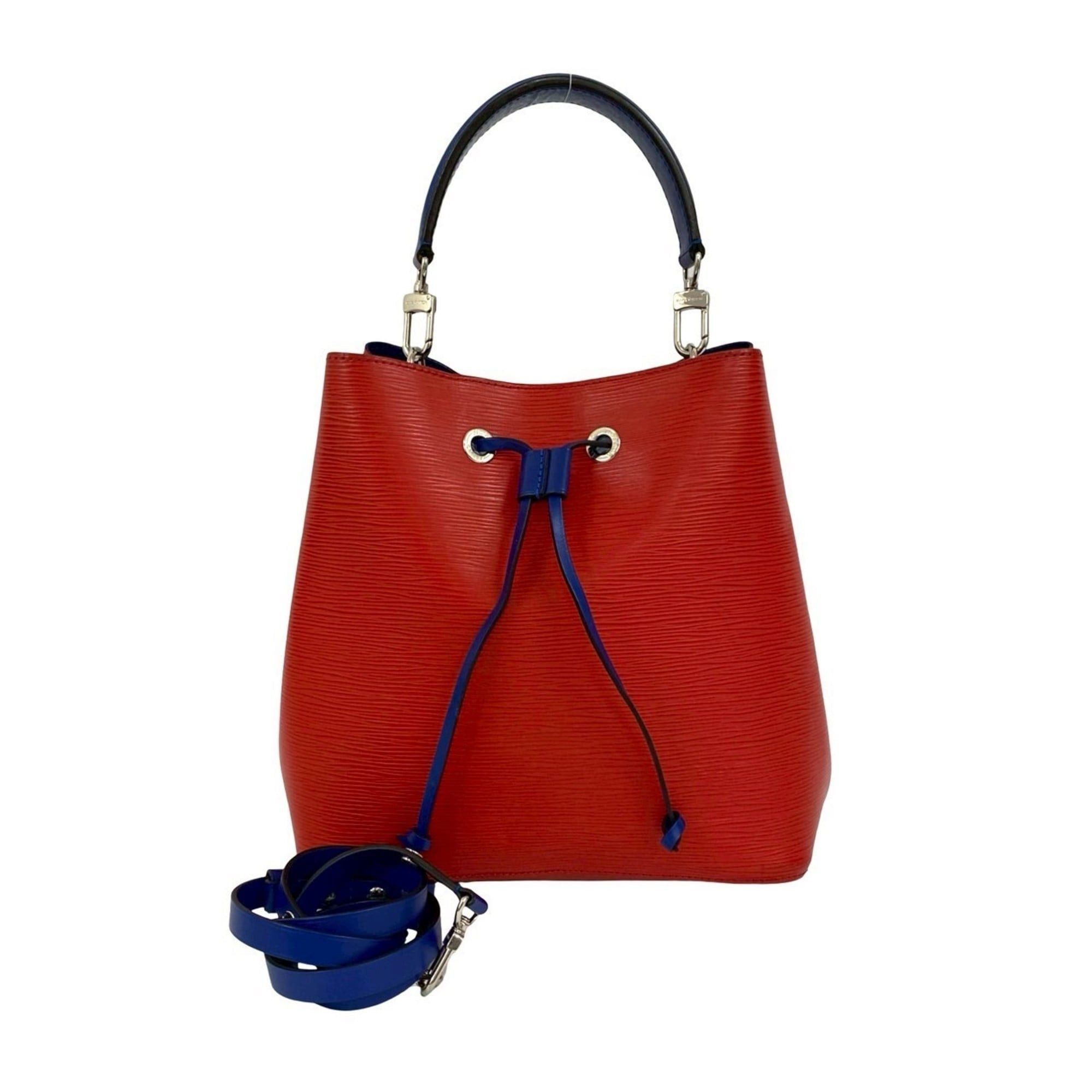Louis Vuitton LOUIS VUITTON NeoNoe MM Epi Leather 2-Way Handbag/Shoulder Bag, Red/Blue, 24399 Size ONE SIZE - 1 Thumbnail