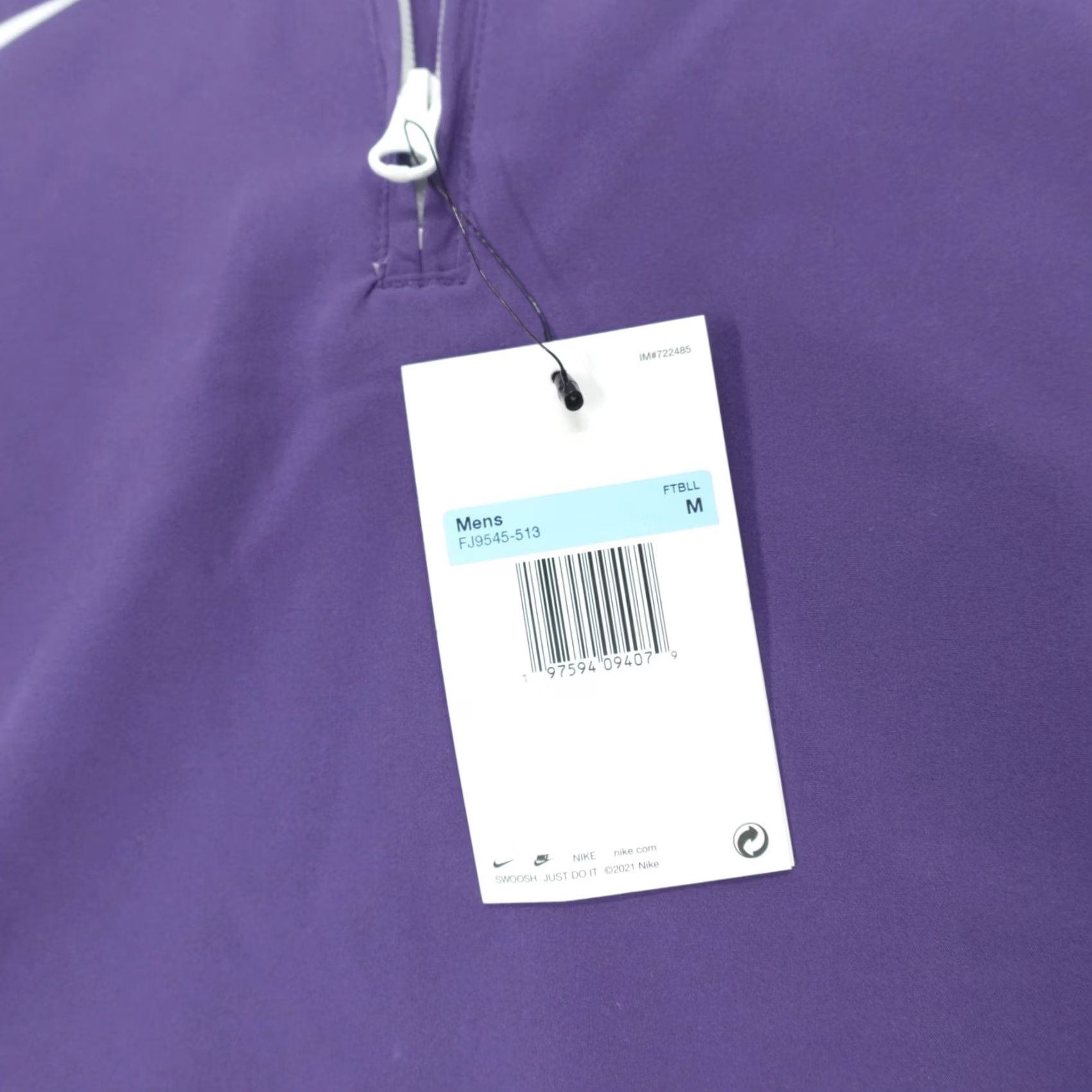 Nike Nike Coaches Jacket 1/4 Zip Hooded Pullover Men’s M FJ9545-513 Football Jacket Size US M / EU 48-50 / 2 - 3 Thumbnail