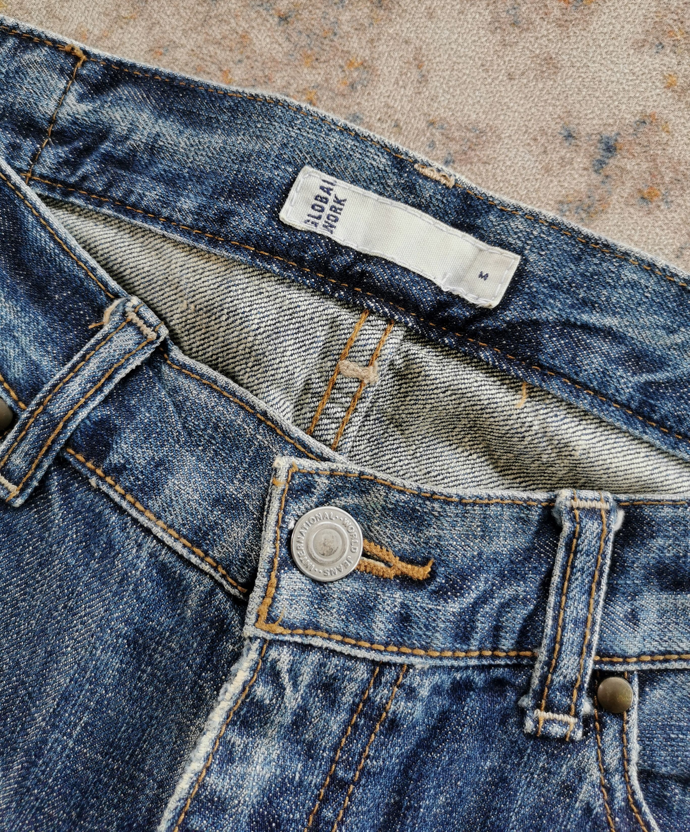Global Work Vintage Baggy Jeans - Size 31x28 Size US 31 - 7 Thumbnail