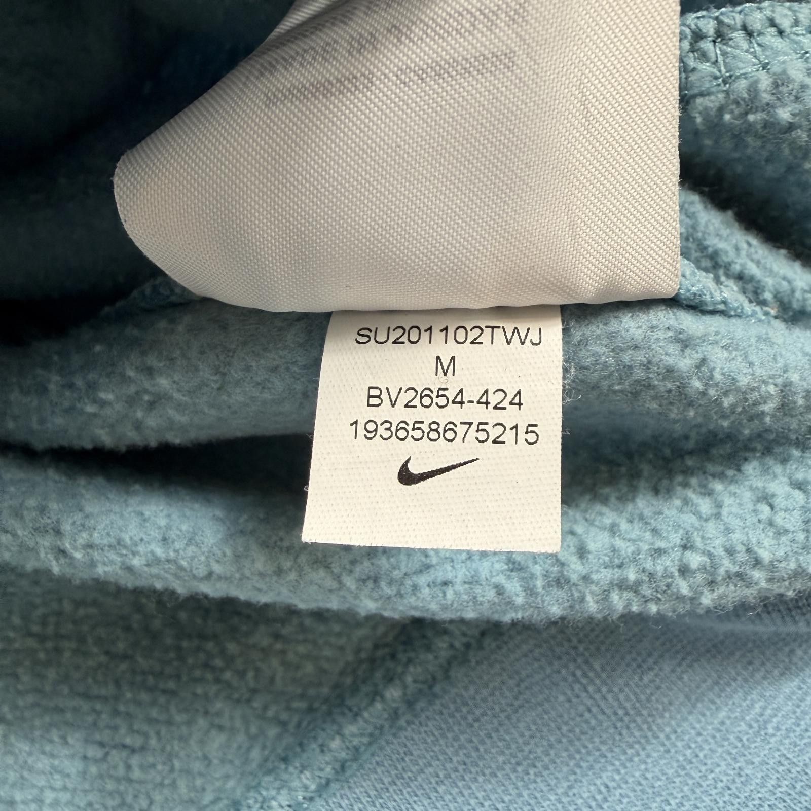 Nike Nike Mini Swoosh Hoodie Teal Distressed Wash Sweatshirt Mens Size US M / EU 48-50 / 2 - 5 Thumbnail