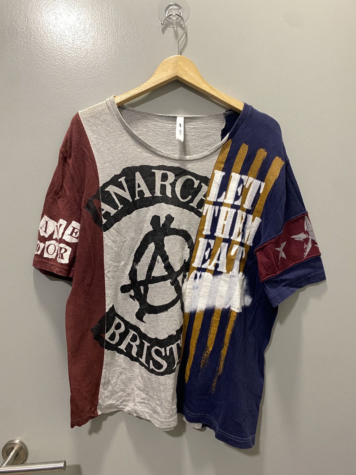 Japanese Brand Glamb Anarchy Rework T Shirt Size US M / EU 48-50 / 2 - 1 Thumbnail