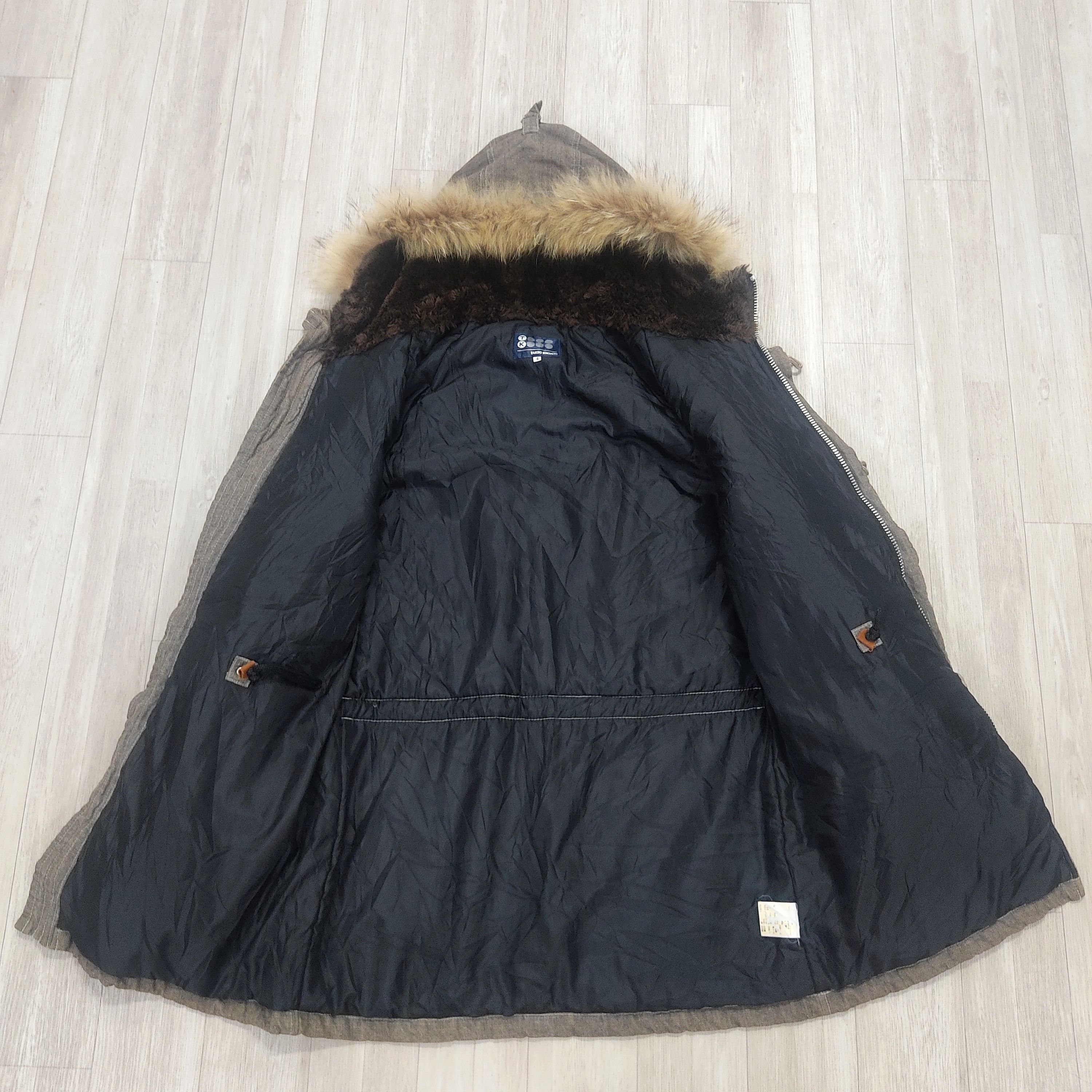 Beauty Beast × Japanese Brand × Takeo Kikuchi TAKEO KIKUCHI Surplus Racoon Fur Hooded Jacket Size US L / EU 52-54 / 3 - 15 Thumbnail