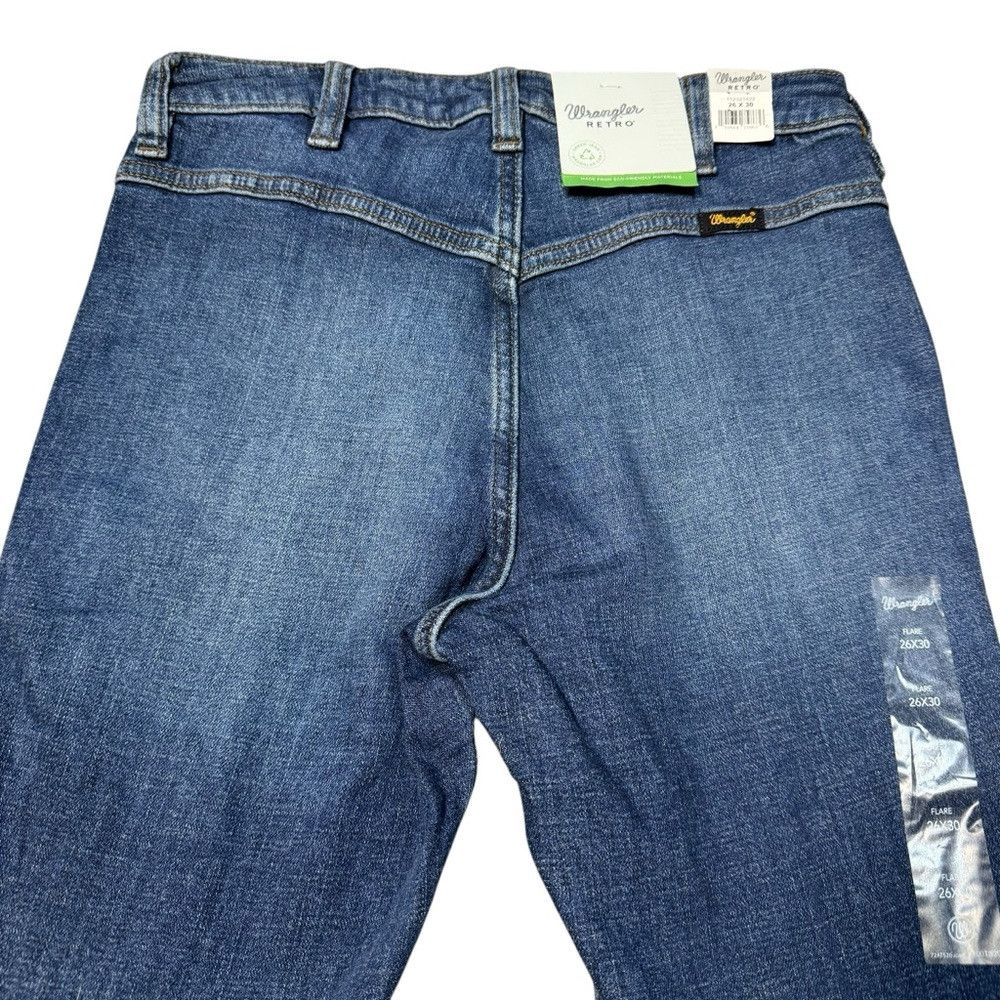 Wrangler NWT New Wrangler Retro High Rise Flare Jeans Size 26 x 30 Size 26" / US 2 / IT 38 - 9 Thumbnail