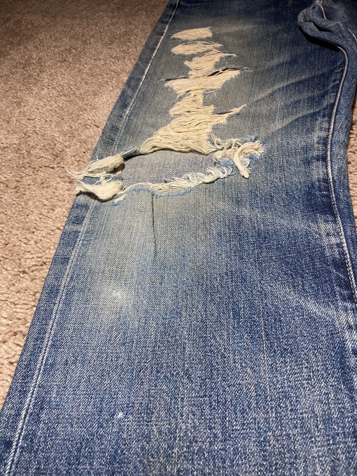 Levi's 1998 Levi's Big E 503B Distressed W30 L31 90s Vintage Faded Size US 30 / EU 46 - 5 Thumbnail