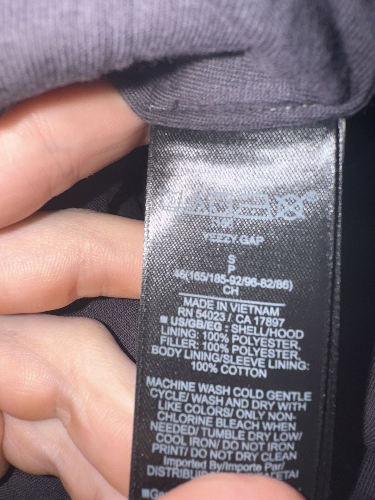 Balenciaga × Gap × Yeezy Yeezy Gap Balenciaga Padded Polar Fleece Dark Grey Size US S / EU 44-46 / 1 - 6 Thumbnail