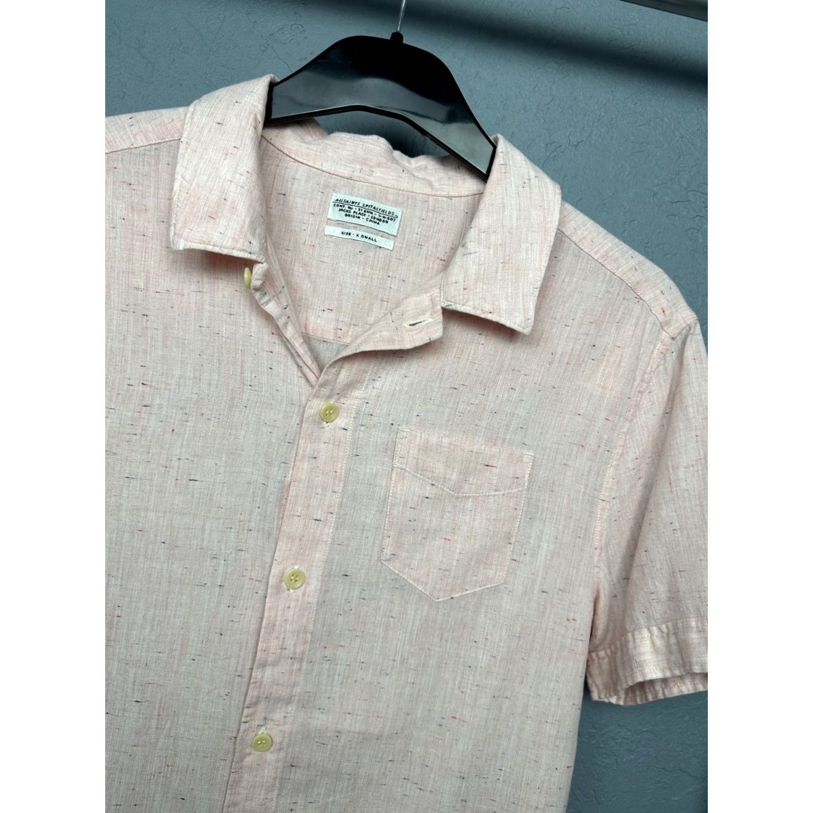 Allsaints AllSaints Mens Bureau Hawaiian Short Sleeve Shirt XS Multicolor Button-Up Shirt Mens Hawaii 90s Size US XS / EU 42 / 0 - 2 Thumbnail