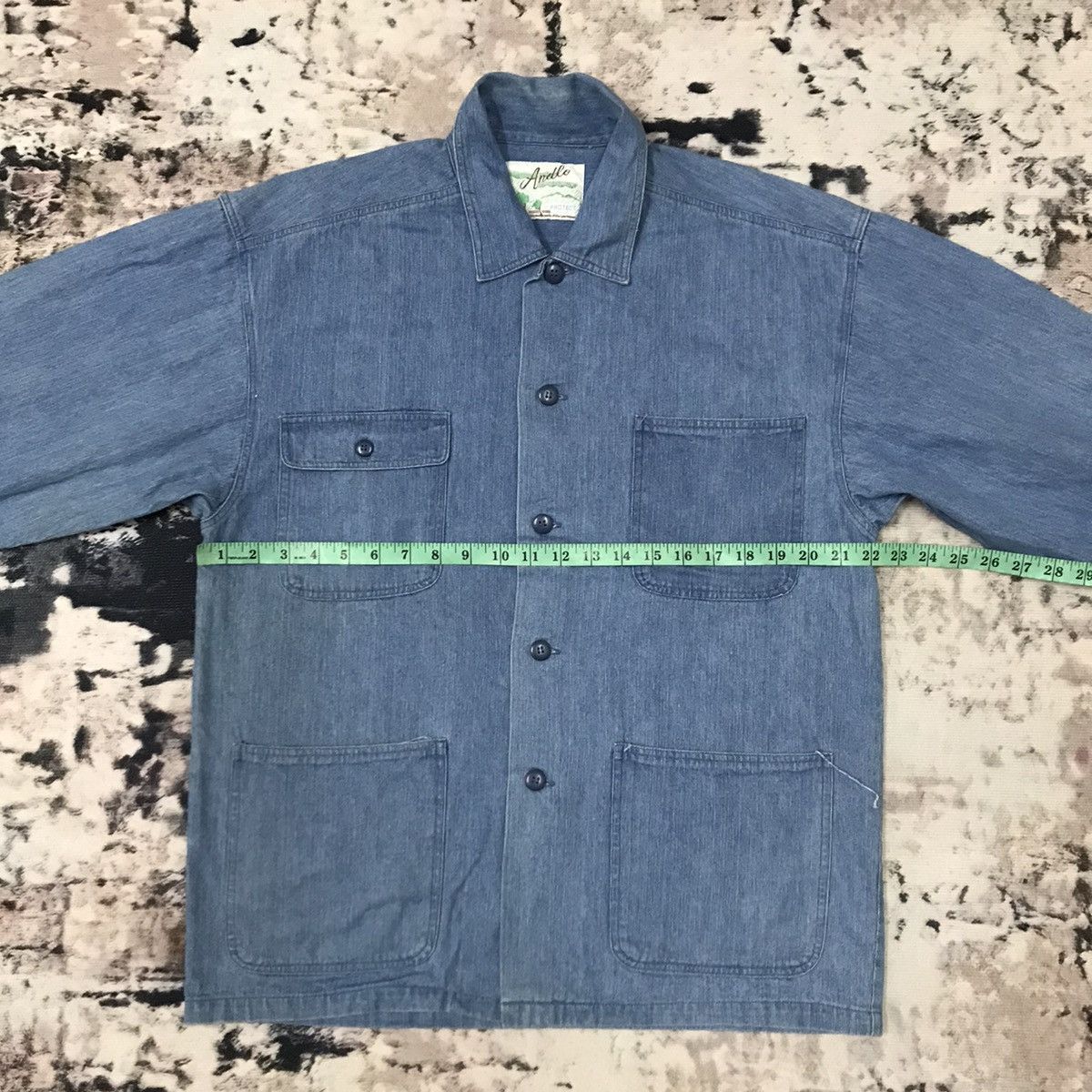 Japanese Brand Vintage Andlo Chambray Chore Jacket Denim Size US M / EU 48-50 / 2 - 7 Thumbnail