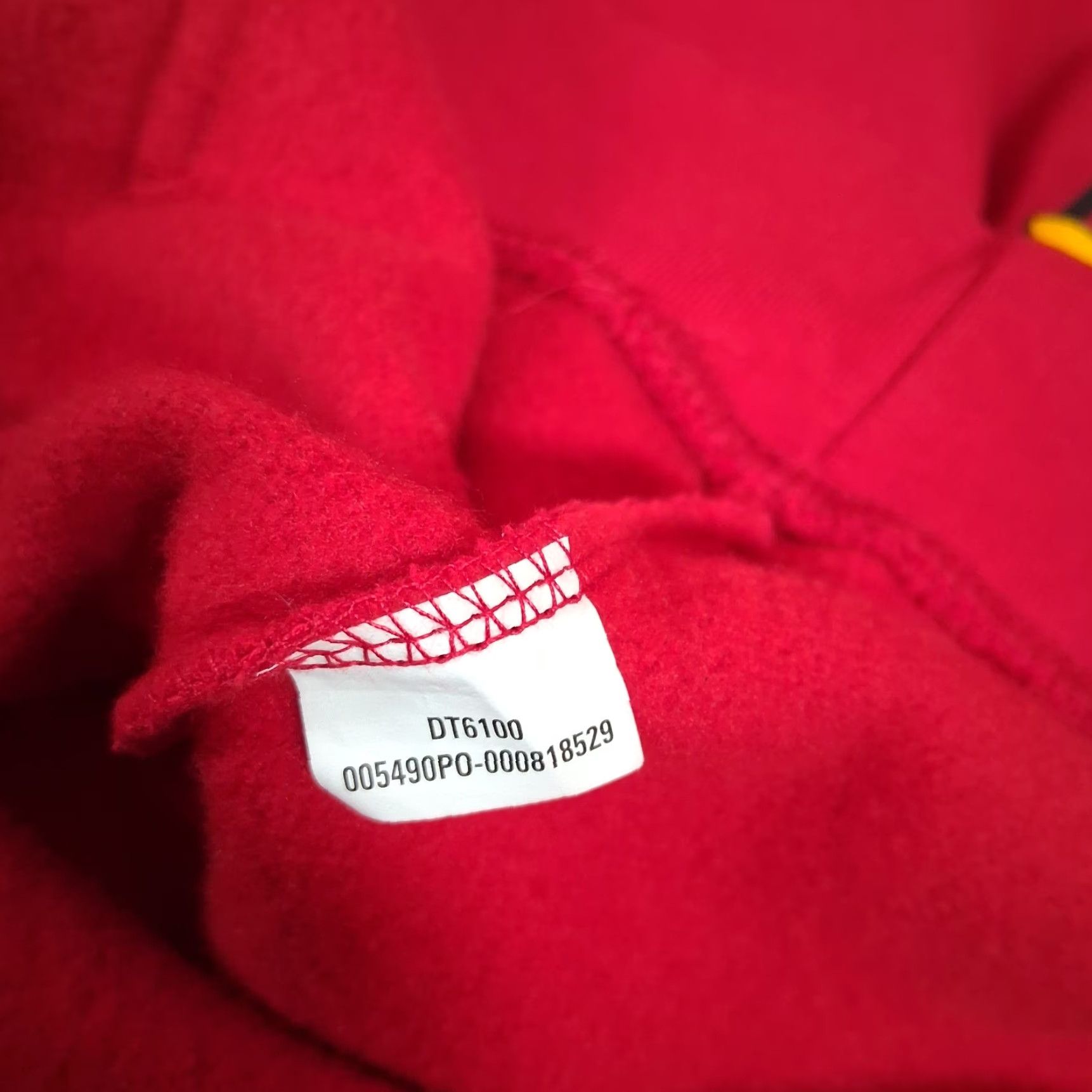 Vintage District USMC Hoodie Men 2XL Red Graphic Solid Hoodie Military Aviation Marines Sweatshirt Size US XXL / EU 58 / 5 - 4 Thumbnail