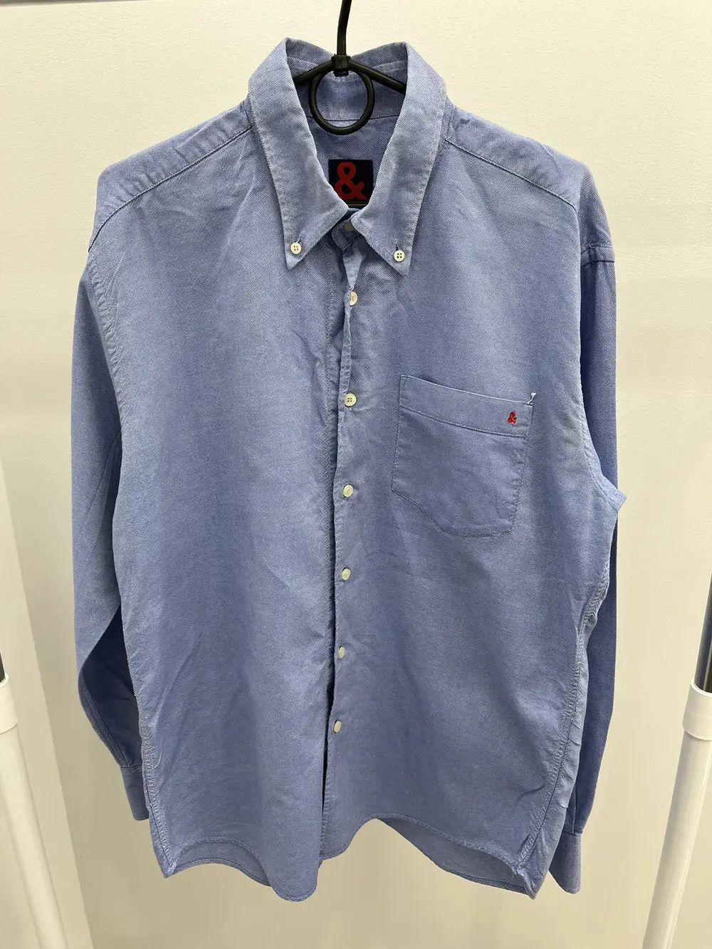 Dolce & Gabbana Dolce & Gabbana Cotton Oxford Shirt Size US L / EU 52-54 / 3 - 1 Thumbnail