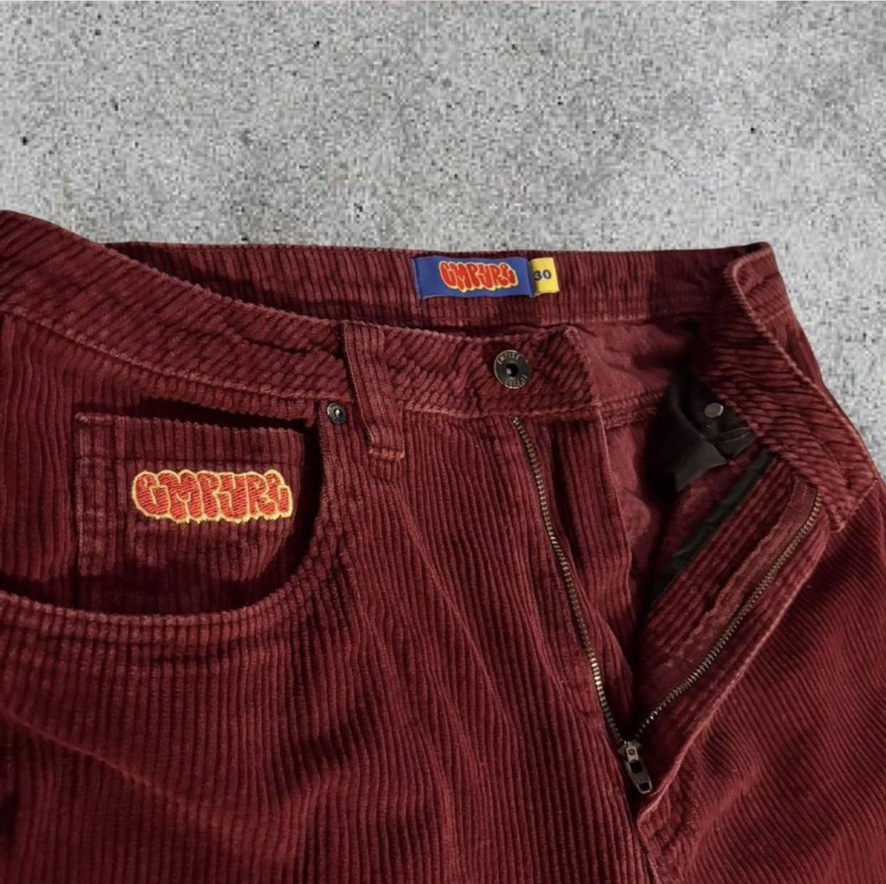 Empyre Burgundy Corduroy Straight Leg Empyre Pants Size US 30 / EU 46 - 2 Thumbnail