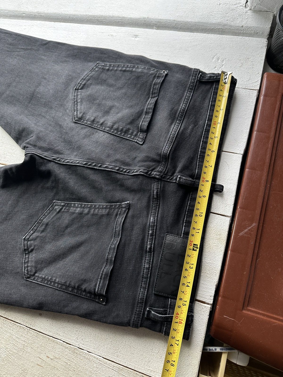 Dsquared2 🚨PUNK DSQUARED2 OPIUM SKINNY 96 BLUE MENS JEANS Y2k BIKER Size US 35 - 13 Thumbnail