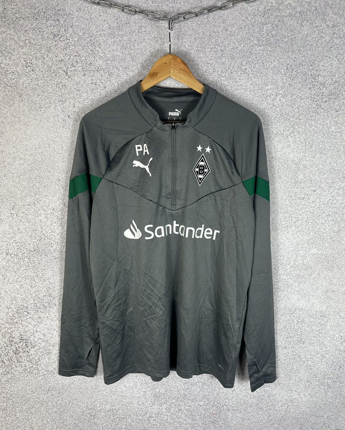 Puma Borussia Mönchengladbach Soccer Track Top Sweatshirt