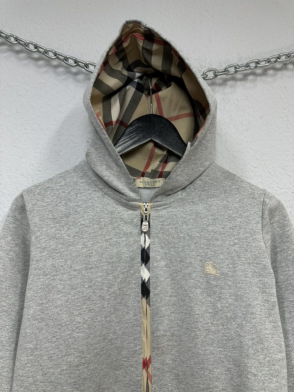 Burberry Vintage Burberry Brit hoodie y2k England style Avantgarde Size XS / US 0-2 / IT 36-38 - 5 Thumbnail