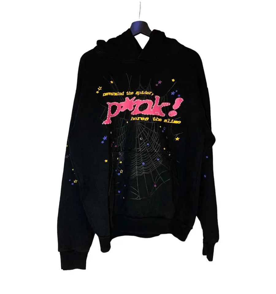 Young Thug Black Sp5der Hoodie Size US XL / EU 56 / 4 - 2 Thumbnail