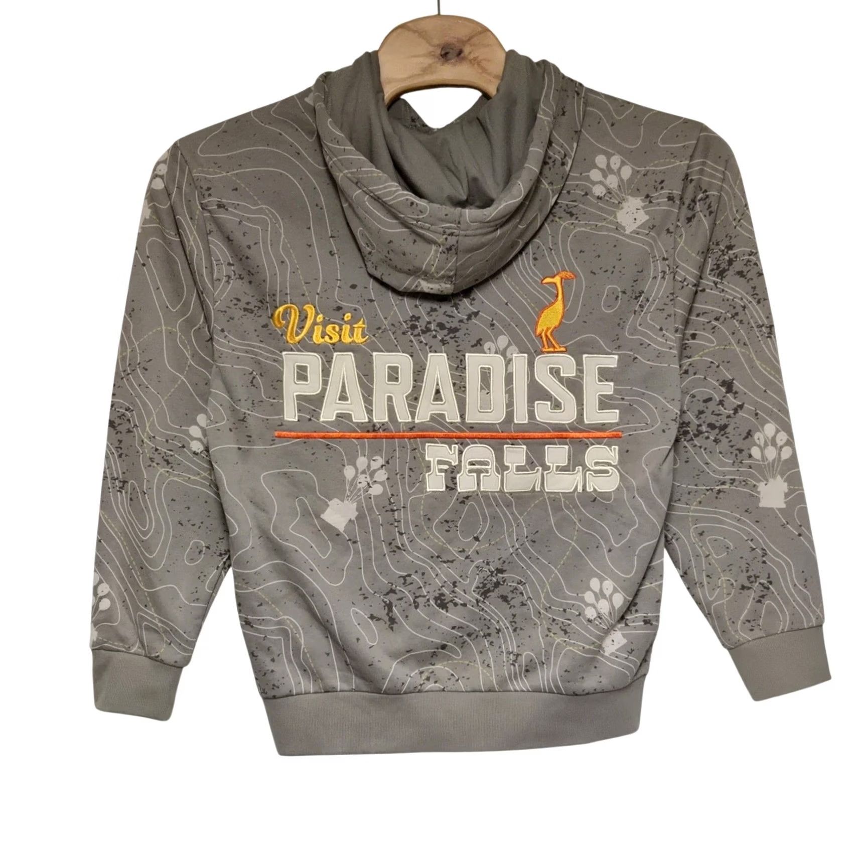 Disney Disney Store Paradise Falls Full Zip Hoodie Sweatshirt Mens Medium Gray Size US M / EU 48-50 / 2 - 2 Thumbnail