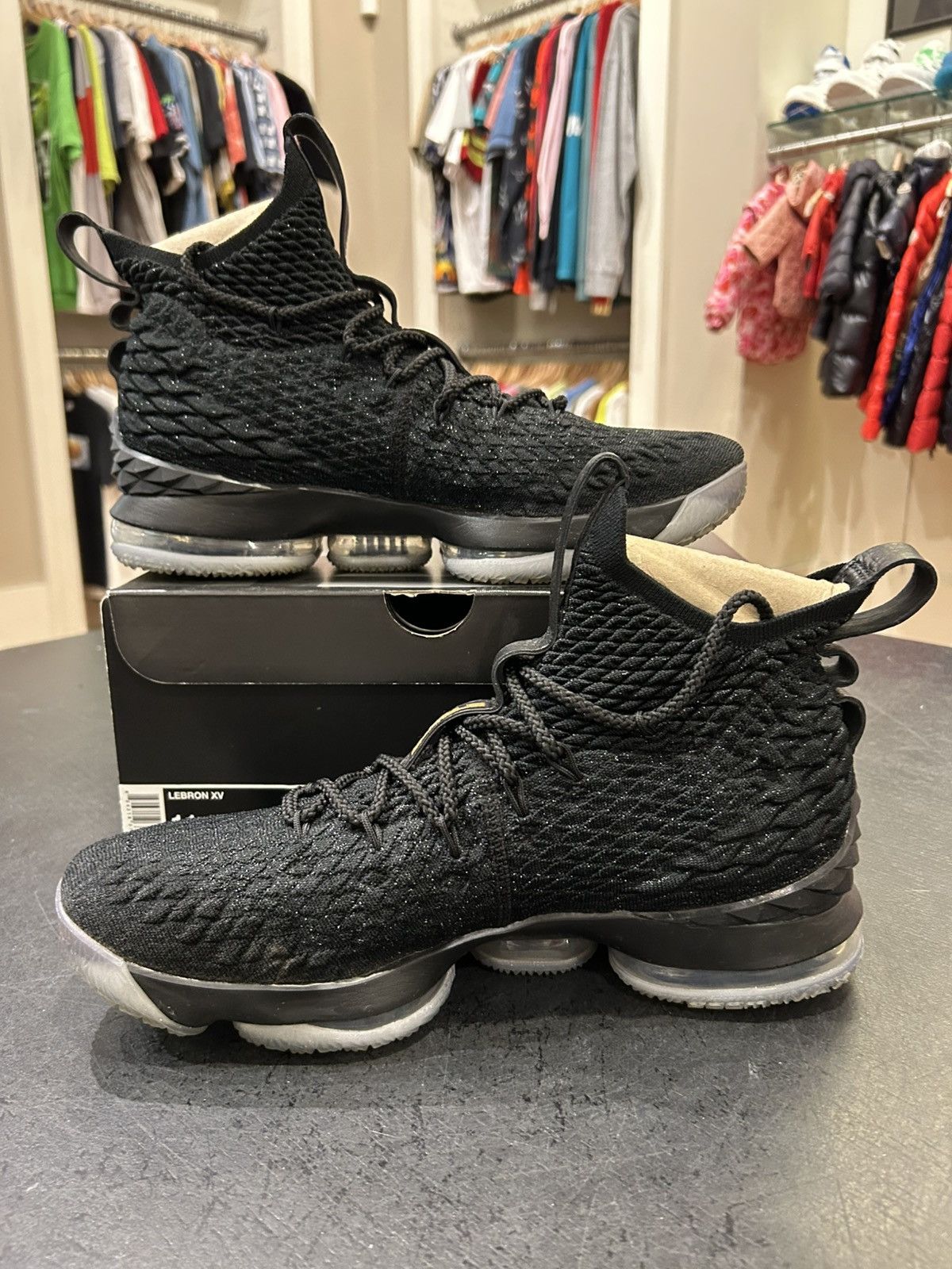 Nike Nike Lebron 15 ‘Black Gold’ Size US 11 / EU 44 - 2 Thumbnail