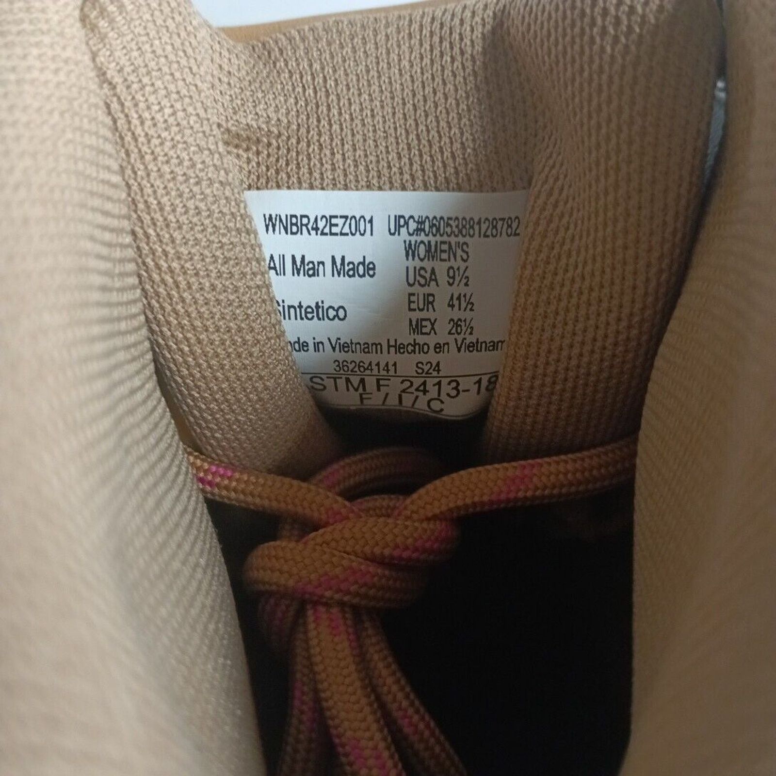 & Other Stories Brahma Womens Combustion Steel Toe Work Boots Size 9.5 Wheat Size US 9.5 / IT 39.5 - 6 Thumbnail