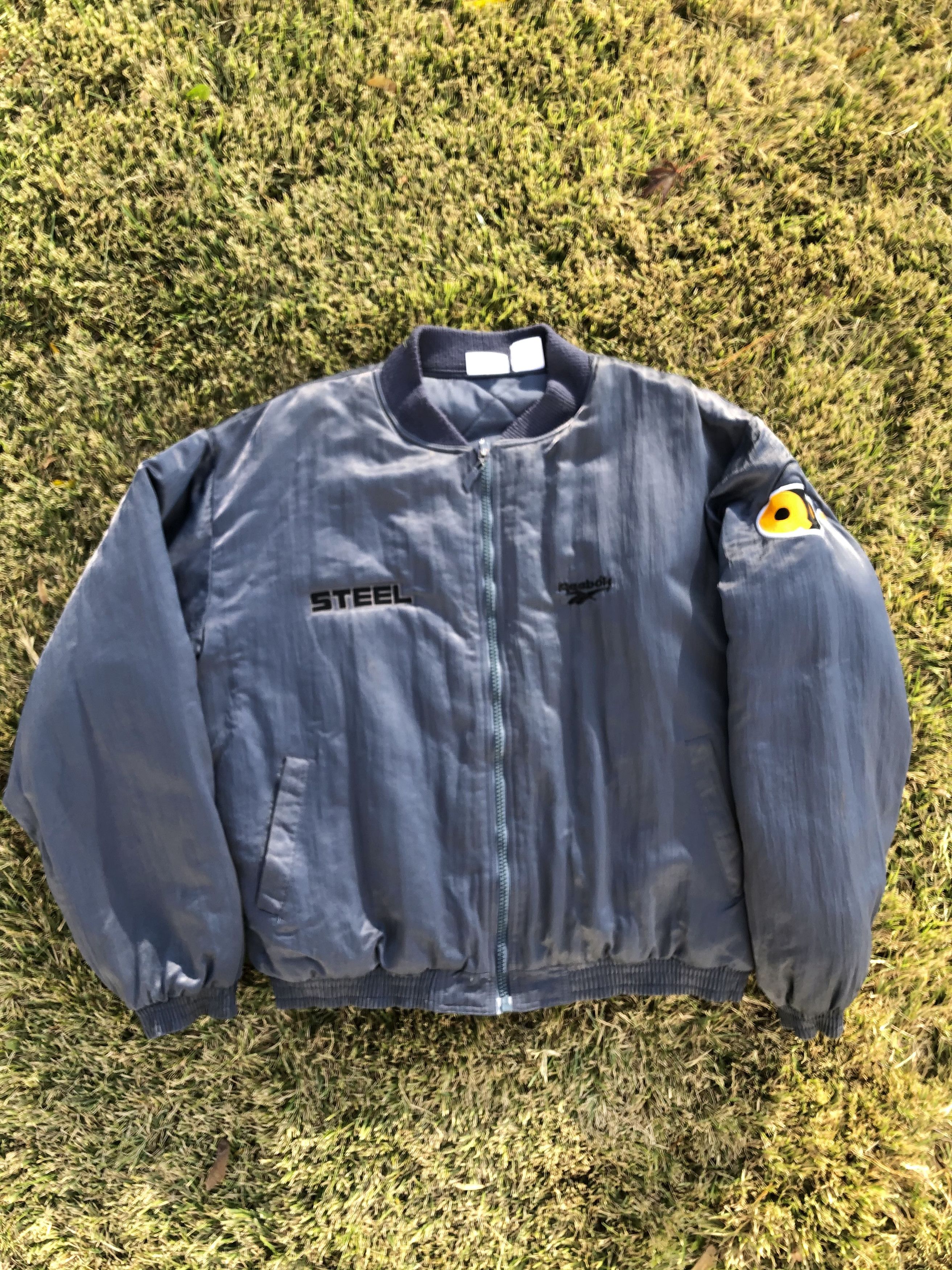 Reebok × Vintage 1997 STEEL INTERSCOPE MOVIE SHAQ VINTAGE MOVIE PROMO JACKET Size US L / EU 52-54 / 3 - 10 Thumbnail