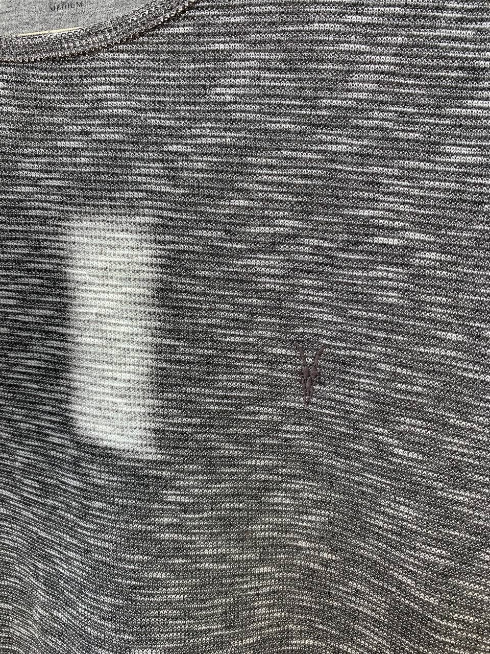Allsaints AllSaints Clash Crew Top Grey Heather Long Sleeve Size US M / EU 48-50 / 2 - 6 Thumbnail