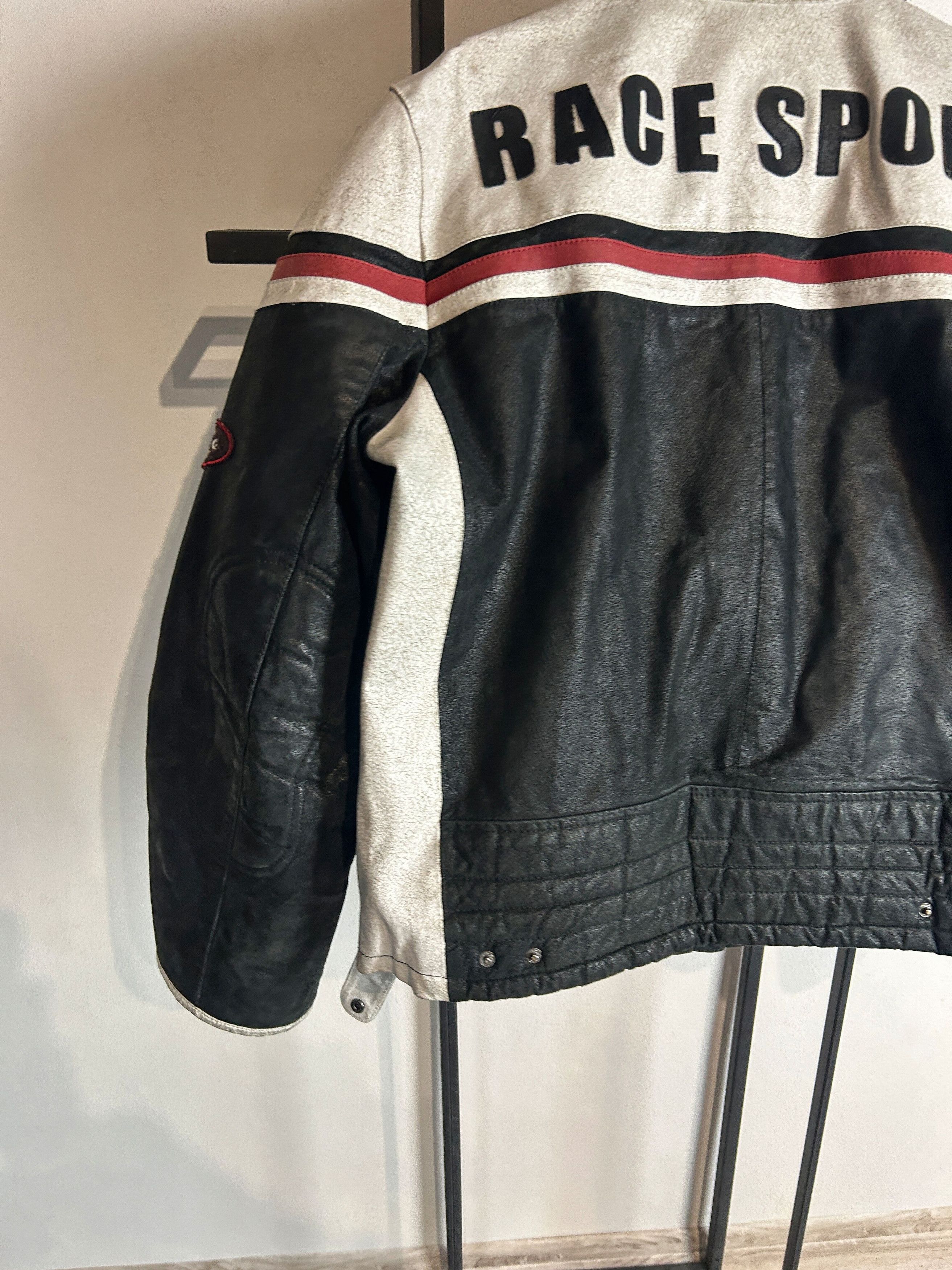 Vintage Bike Team Racing Leather Jacket Moto Graphic Y2K Vintage Size US M / EU 48-50 / 2 - 6 Thumbnail
