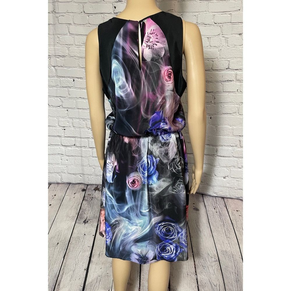 Amanda Uprichard New Amanda Uprichard Silk Floral Watercolor Sleeveless Dres Size L / US 10 / IT 46 - 5 Thumbnail