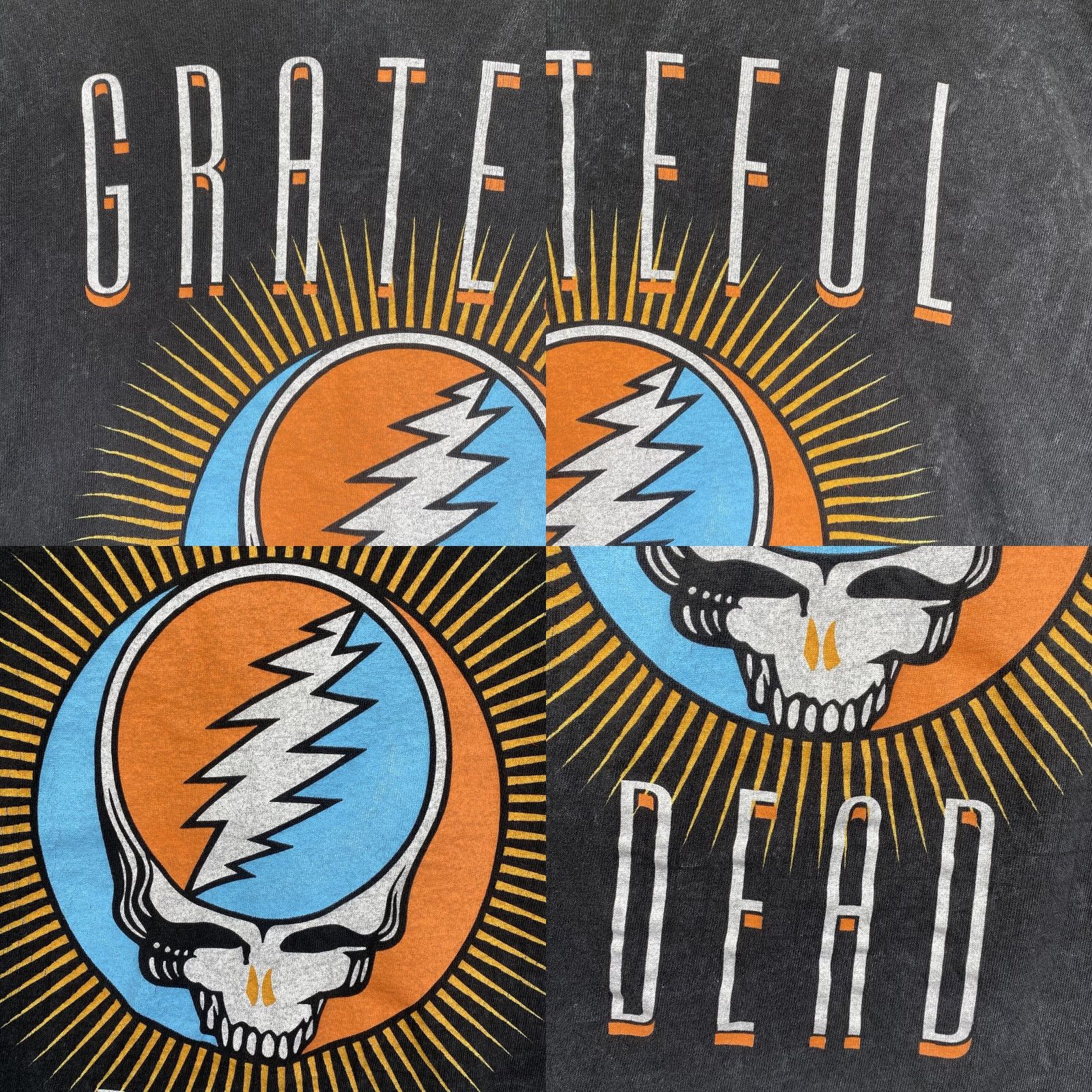 Logo 7 VINTAGE Grateful Dead Logo T-Shirt Short Sleeve Men’s Small Black Graphic Print All Seasons Size US S / EU 44-46 / 1 - 8 Thumbnail