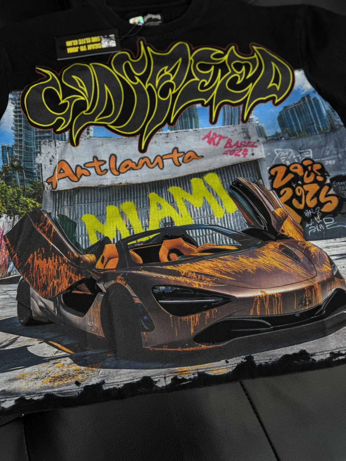 Godspeed Godspeed Miami Lambo Tee Shirt Size XS (NEW) Size US XS / EU 42 / 0 - 4 Thumbnail