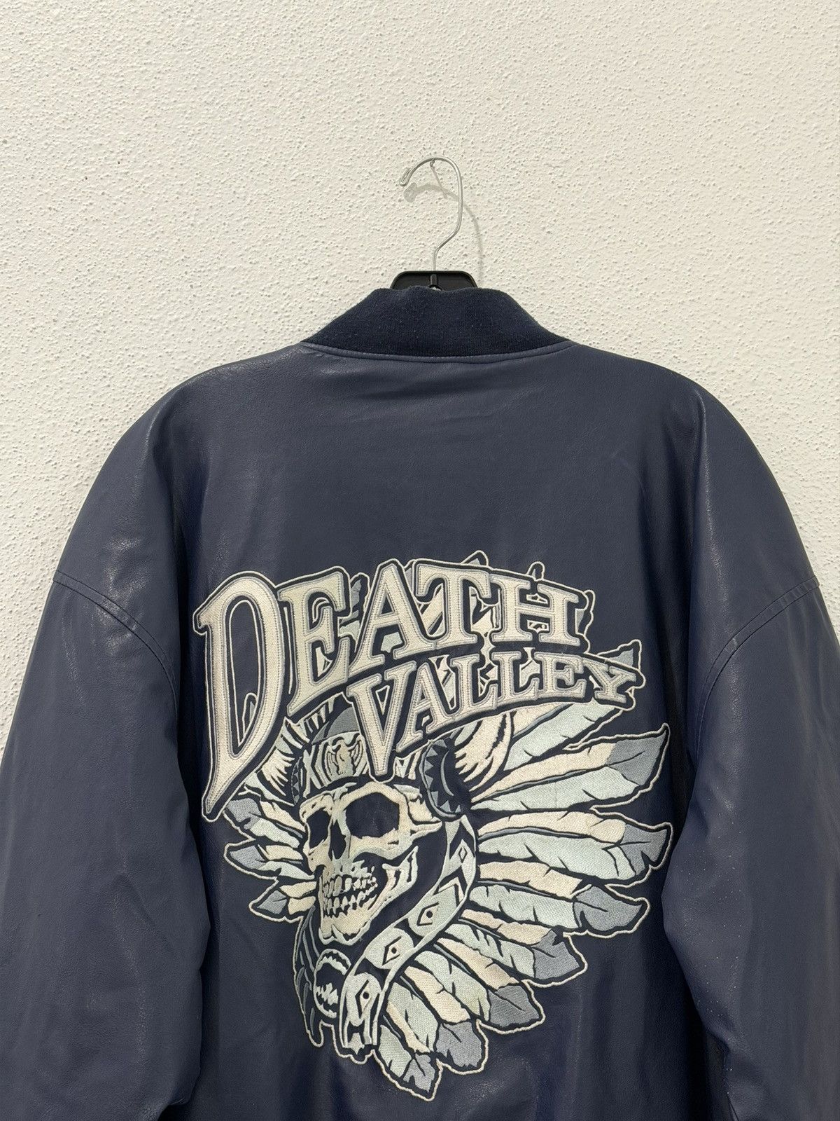 Steve And Barrys Vintage Y2K Death Valley Steve & Barry’s Letterman Bomber L Size US L / EU 52-54 / 3 - 2 Thumbnail