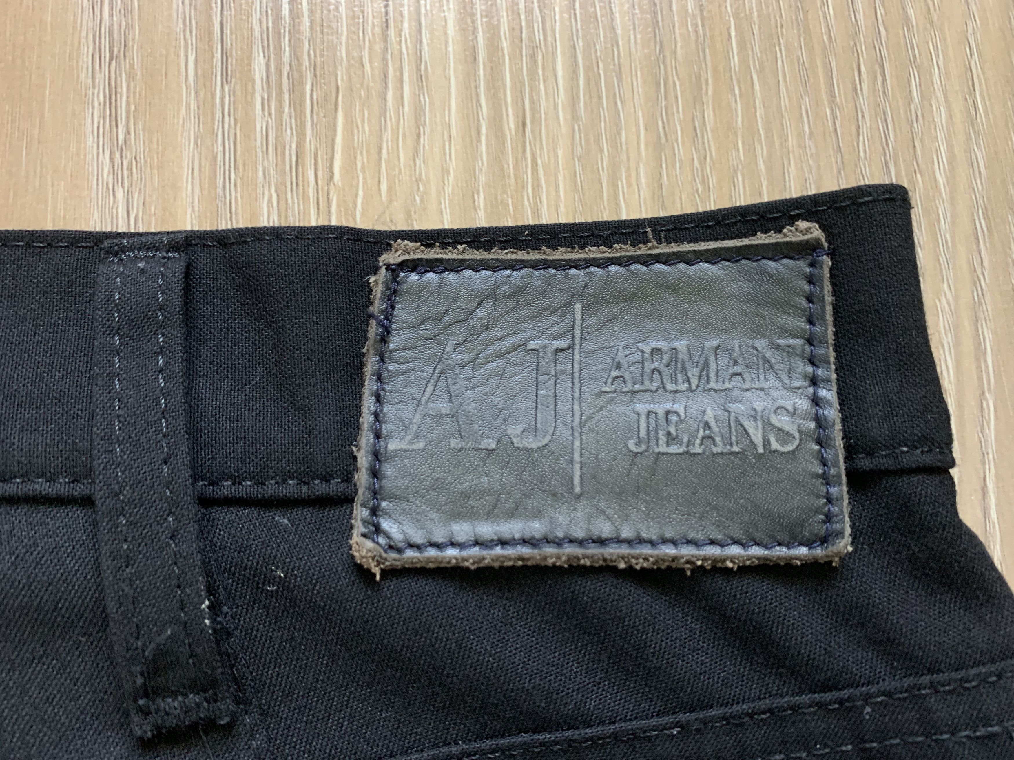 Giorgio Armani Vintage Armani Jeans Comfort Fit Stretch Black Casual Pants Size US 34 / EU 50 - 8 Thumbnail