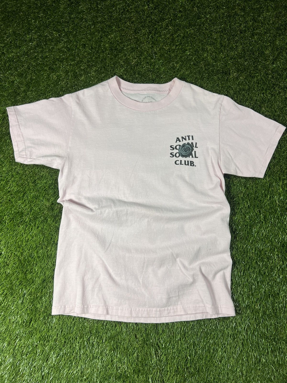 Anti Social Social Club Vintage Y2K Anti Social Social Club Pink Rose Hypebeast Tee Size US S / EU 44-46 / 1 - 2 Thumbnail