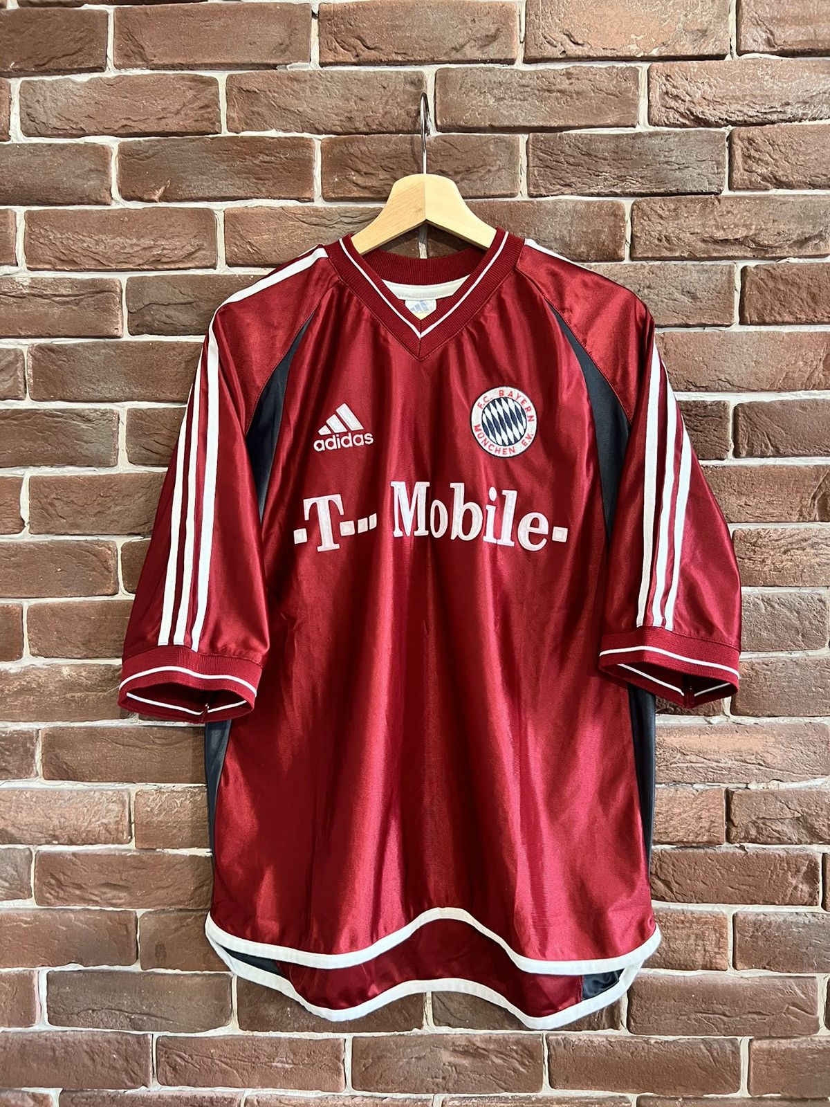 Adidas Rare Vintage 00s Adidas Bayern Munich Jersey Football Size US L / EU 52-54 / 3 - 1 Thumbnail