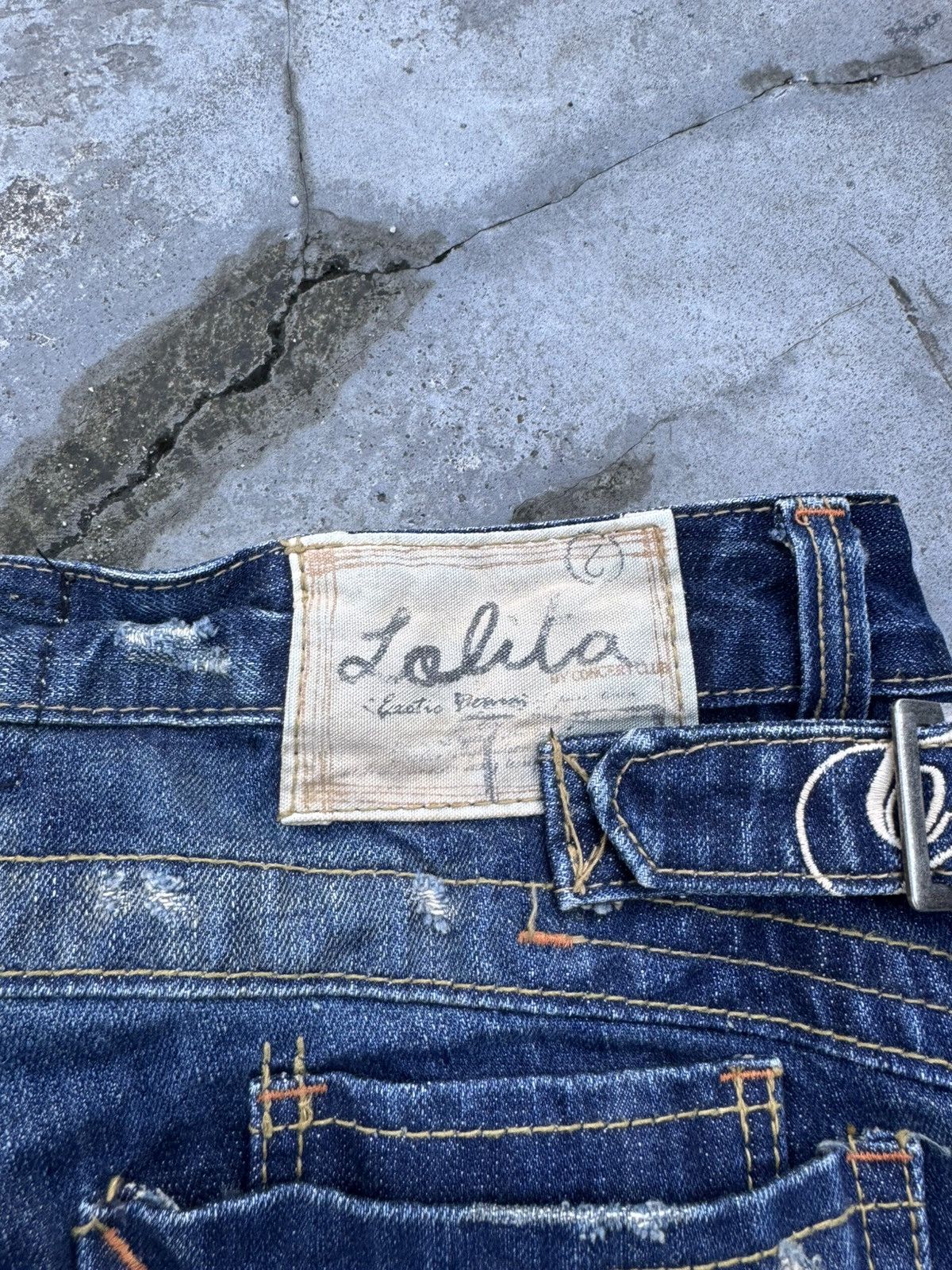 If Six Was Nine LOLITA JEANS Distressed Denim Size 34 Size US 34 / EU 50 - 8 Thumbnail