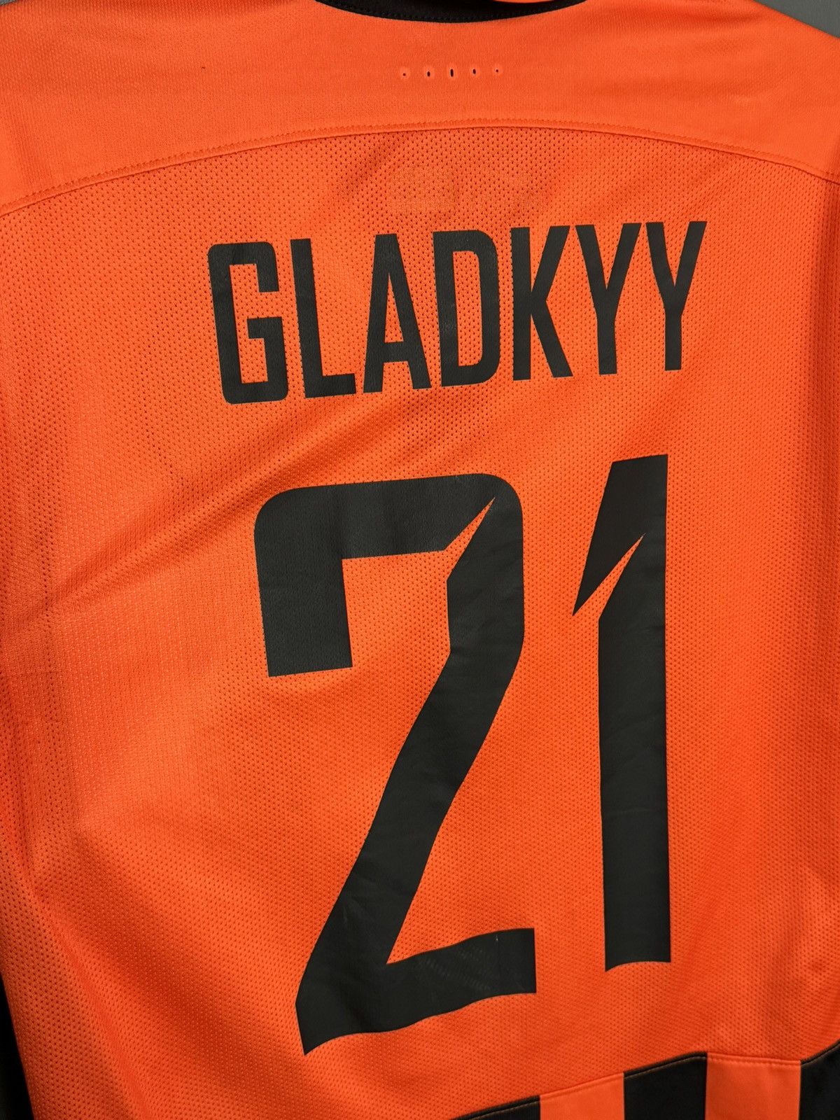 Nike Shakhtar Donetsk 15/16 Home Match Worn Football Jersey Shirt Size US L / EU 52-54 / 3 - 3 Thumbnail