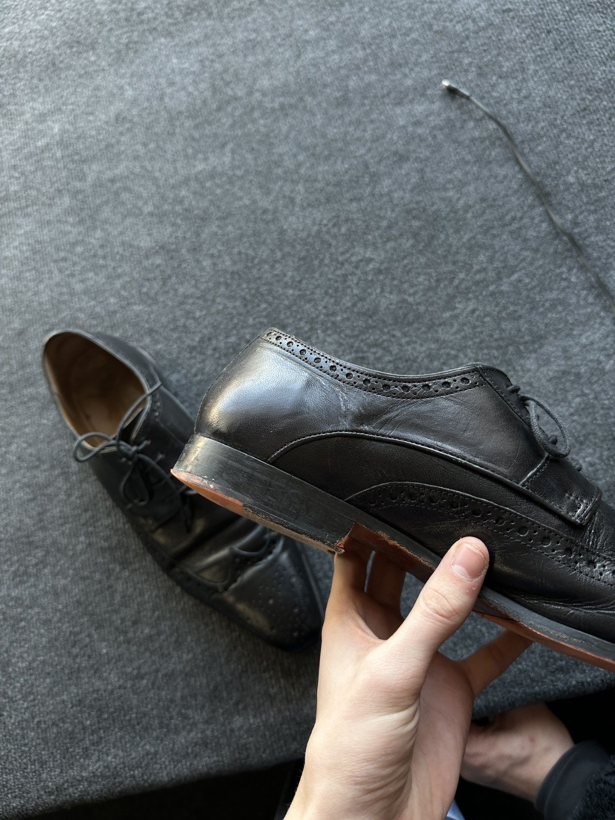 Melvin & Hamilton LUXURY 🚨 MELVIN & HAMILTON VNTG SHOES MEN BLACK LUXURY RARE Size US 12 / EU 45 - 18 Thumbnail