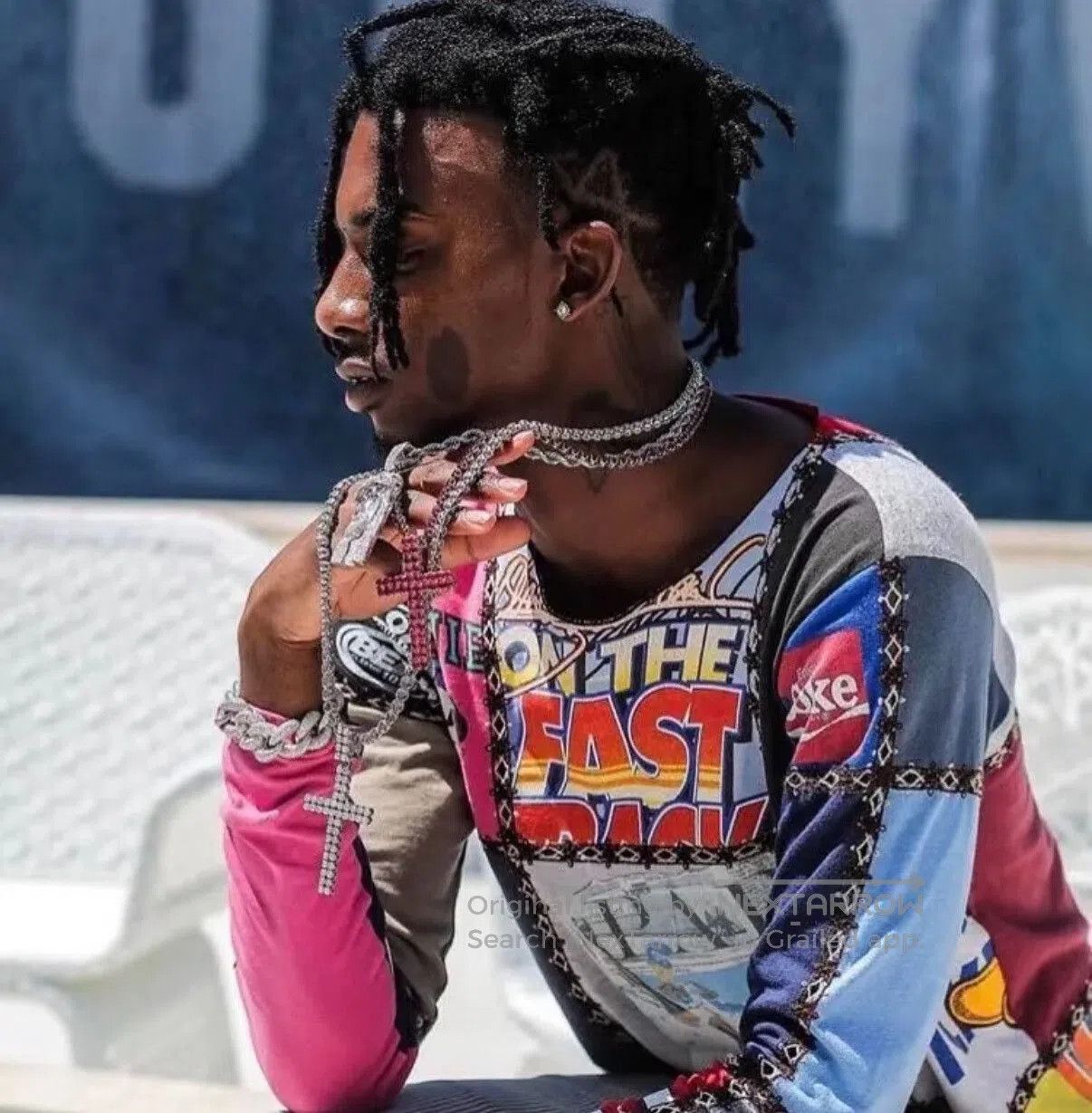 Supreme Supreme Patchwork Jacquard Long Sleeve Top. Size US S / EU 44-46 / 1 - 7 Thumbnail