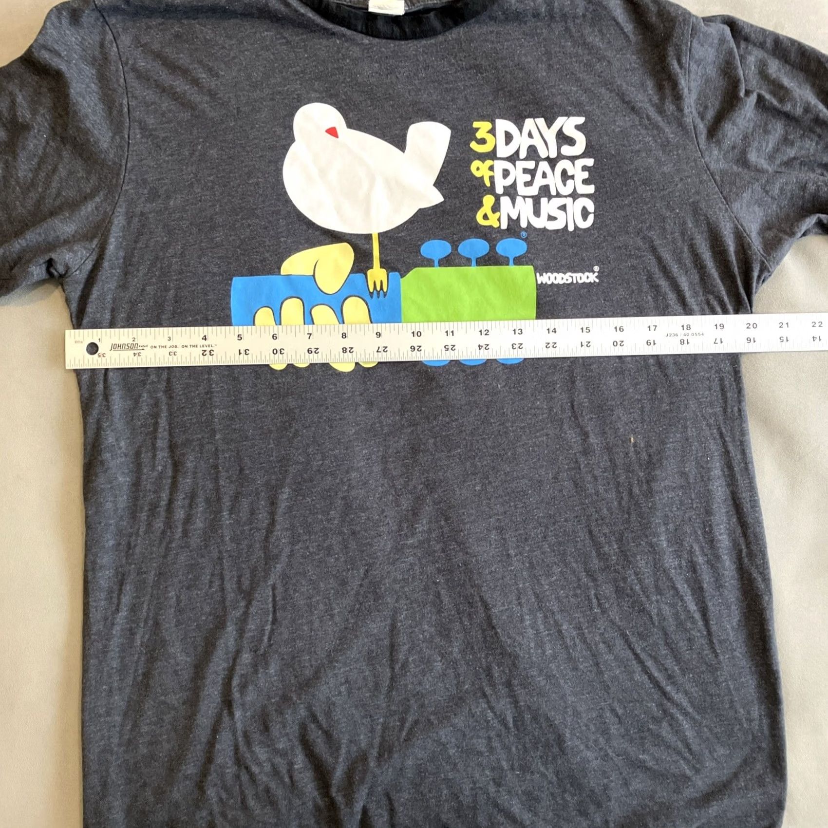 Vintage RARE Palms Casino Woodstock Gray Short Sleeve Ringer T Shirt Large Mens Regular Size L Size US L / EU 52-54 / 3 - 5 Thumbnail