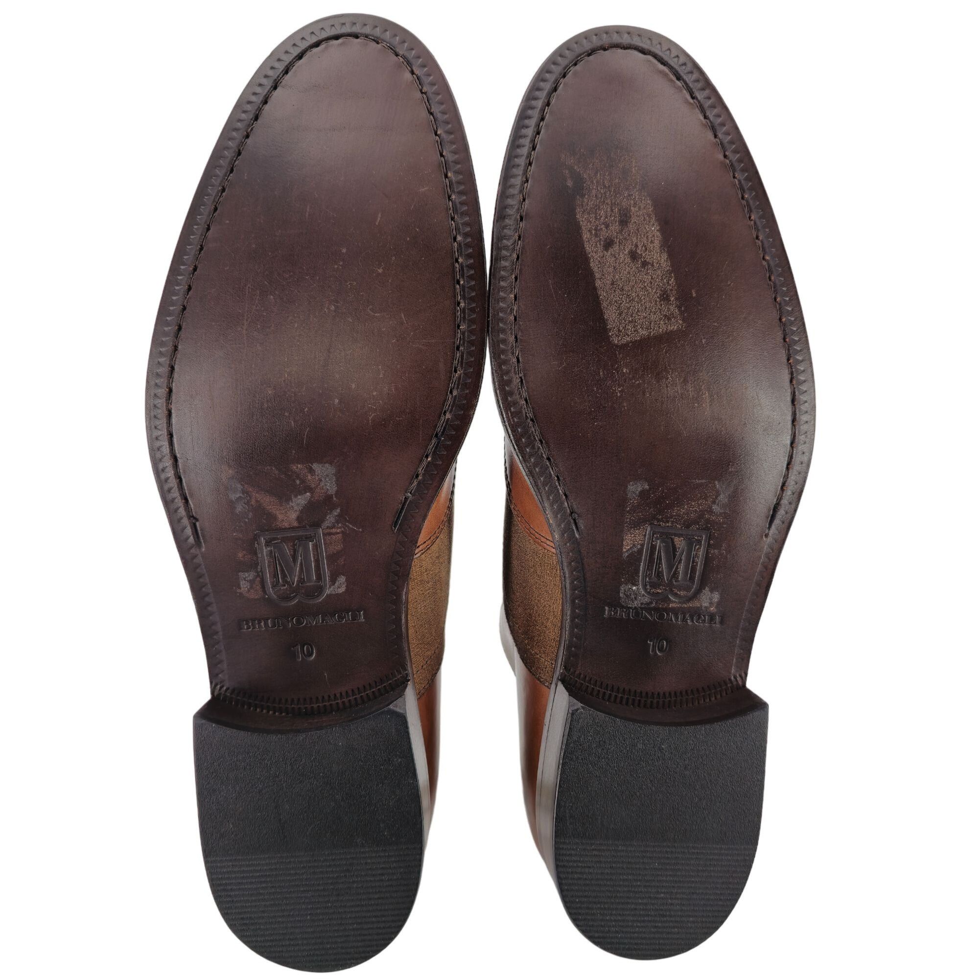 Bruno Magli New Bruno Magli Italy Brown Leather Suede Wingtip Oxfords 10 Size US 10 / EU 43 - 3 Thumbnail