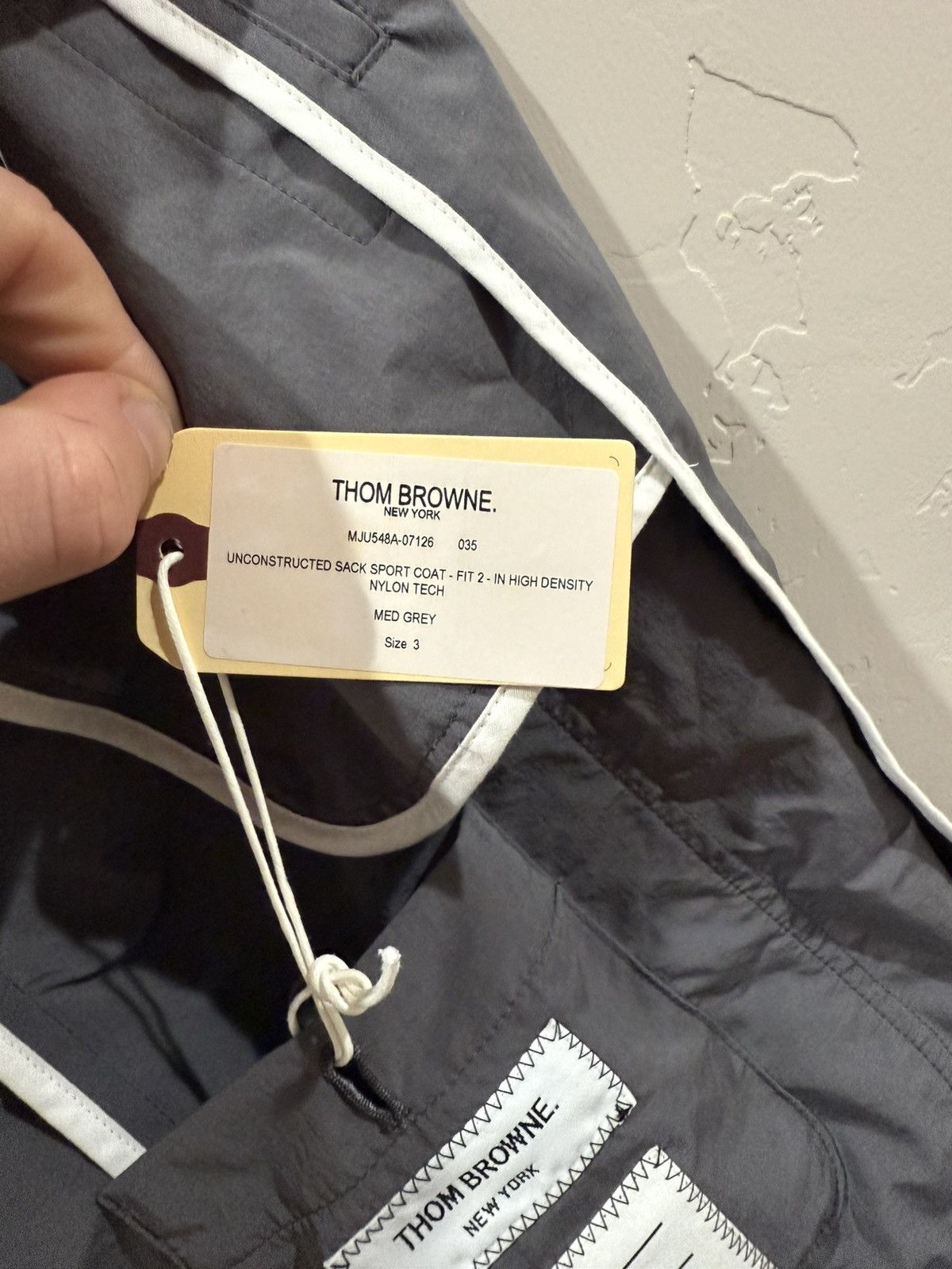 Thom Browne unconstructed sack sport coat Size US L / EU 52-54 / 3 - 5 Thumbnail