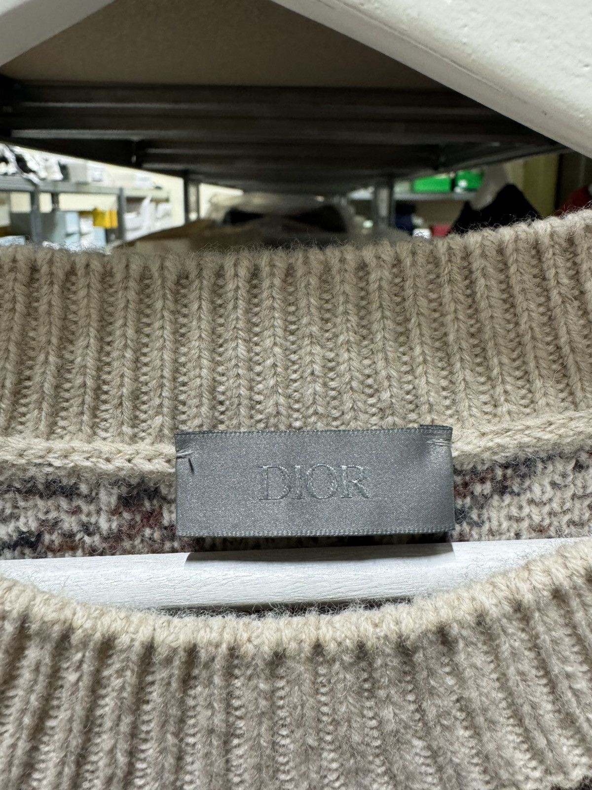 Dior Dior Oblique Jacquard Knitted Sweater RETAIL 1800$ Size US XL / EU 56 / 4 - 6 Thumbnail