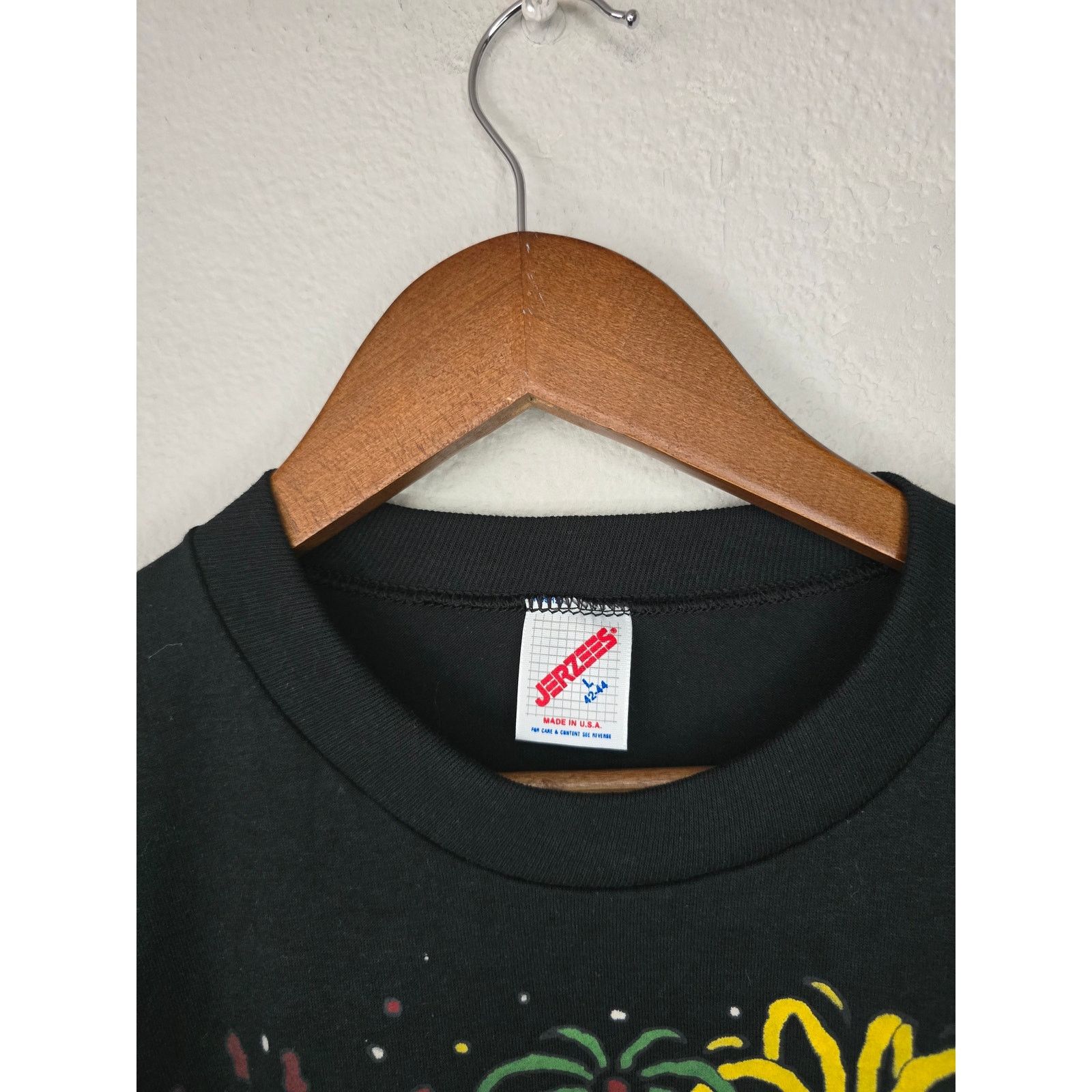 Jerzees × Vintage Vintage 4th of July Celebration Firework Patriotic L Shirt Size US L / EU 52-54 / 3 - 3 Thumbnail