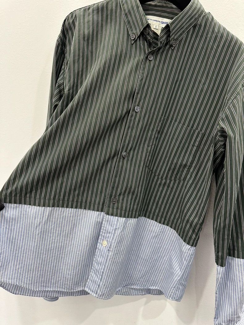 Comme des Garcons Comme Des Garcons Men's Shirt with CDG Patchwork Vertical Size US S / EU 44-46 / 1 - 4 Thumbnail