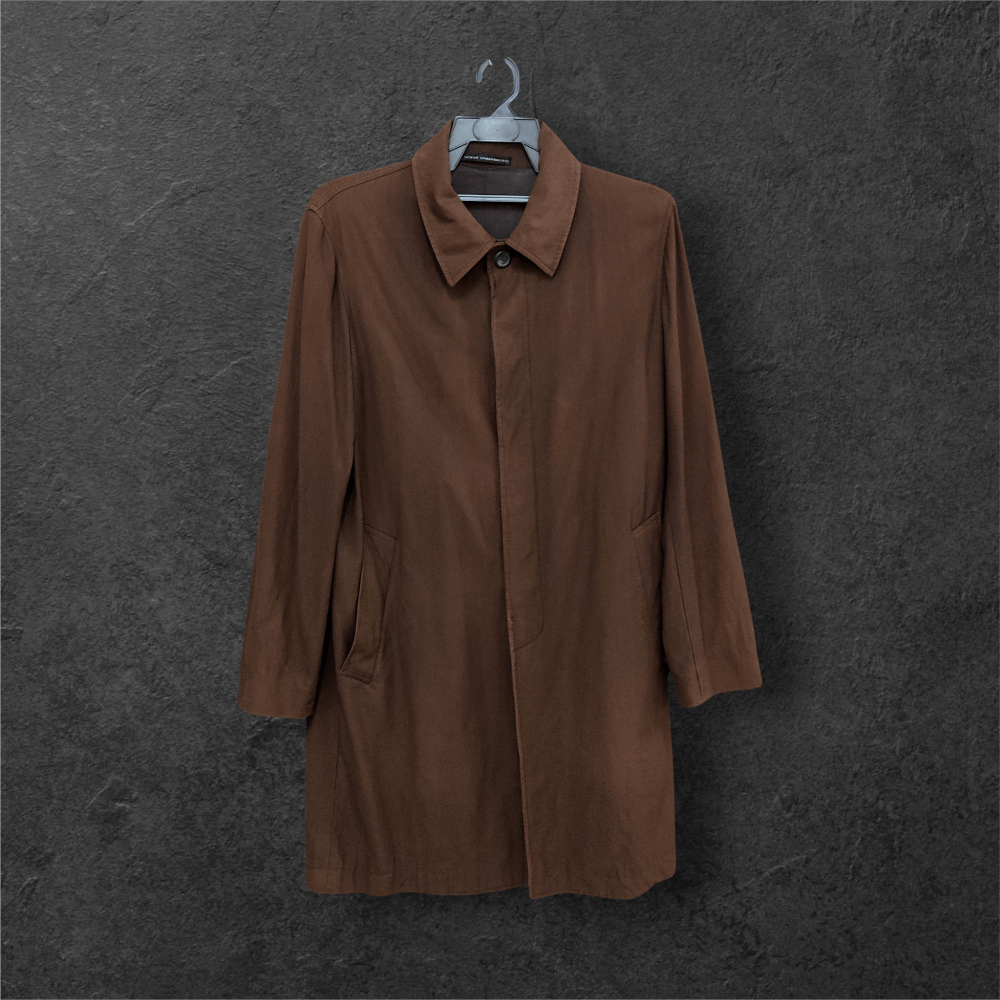 Yohji Yamamoto Yohji Yamamoto Y's Brown Trench Overcoat Jacket Size US M / EU 48-50 / 2 - 1 Thumbnail
