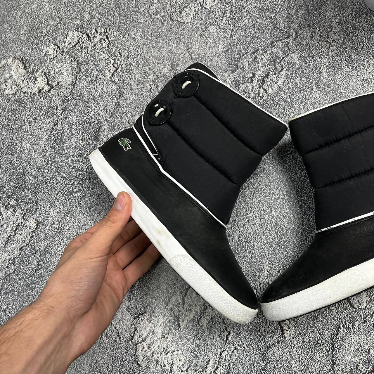 Lacoste Lacoste Womens Ankle Snow Boots Paded Black Designer Shoes Size US 6 / IT 36 - 18 Thumbnail