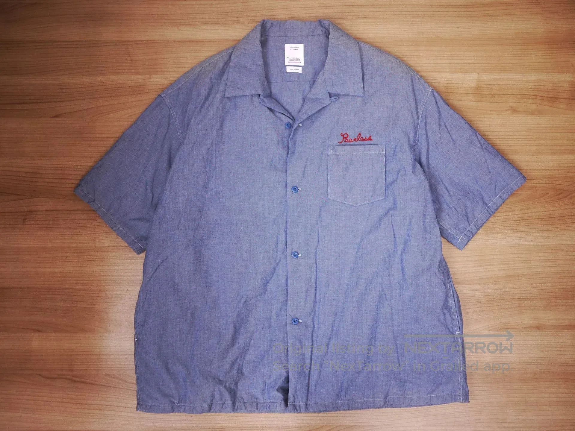 Visvim VISVIM 24AW WALLIS DOWN SHIRT INDIGO. Size US XL / EU 56 / 4 - 1 Thumbnail