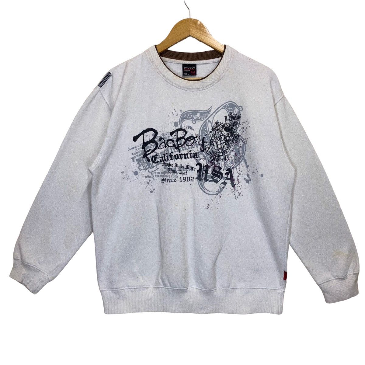 Japanese Brand × Vintage × Welcome Skateboards RARE!! Vintage Badboy Big Logo Crewneck Sweatshirt Size M Size US M / EU 48-50 / 2 - 1 Thumbnail