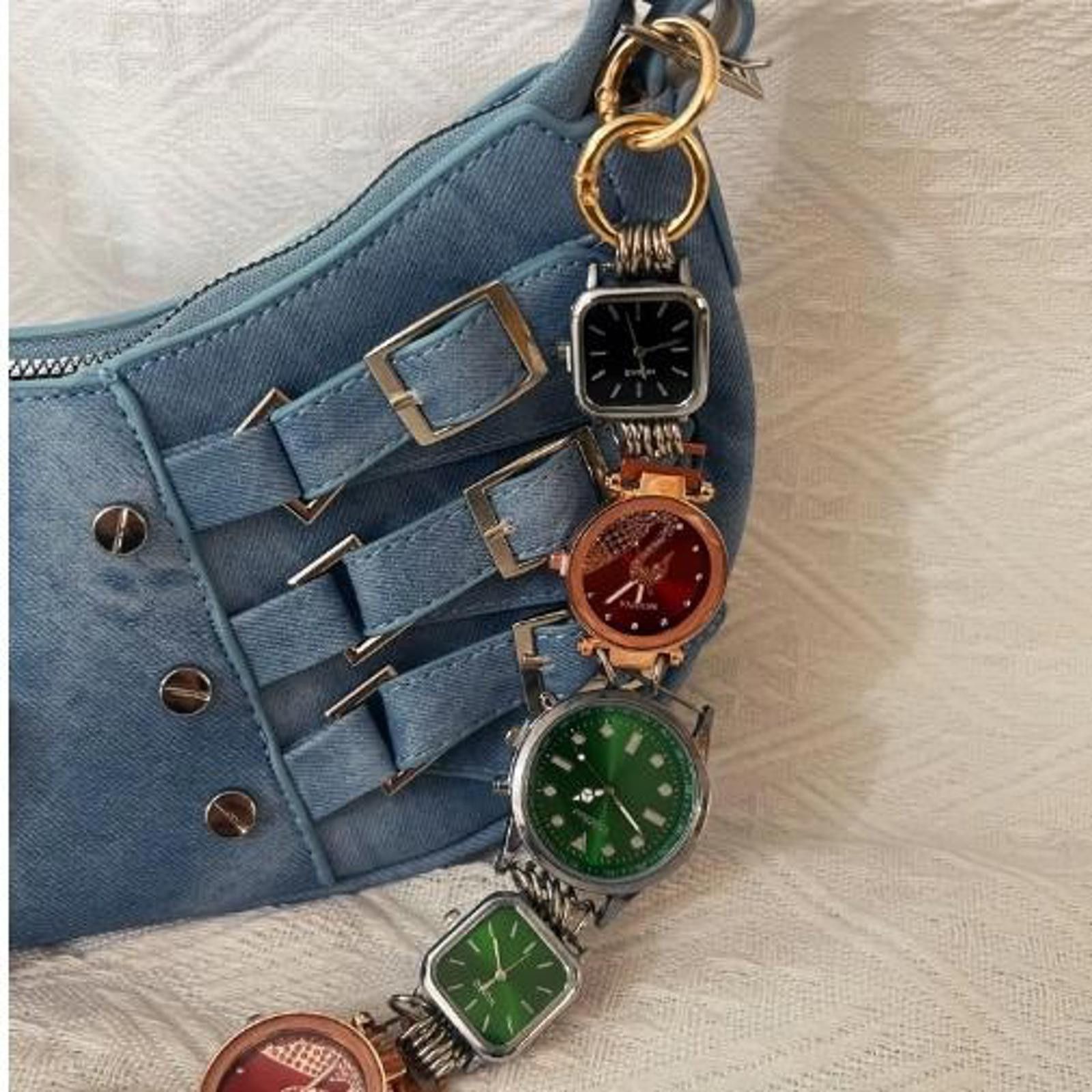 Japanese Brand Dial Strap Shoulder Bag – Retro Dumpling Style Size ONE SIZE - 3 Thumbnail