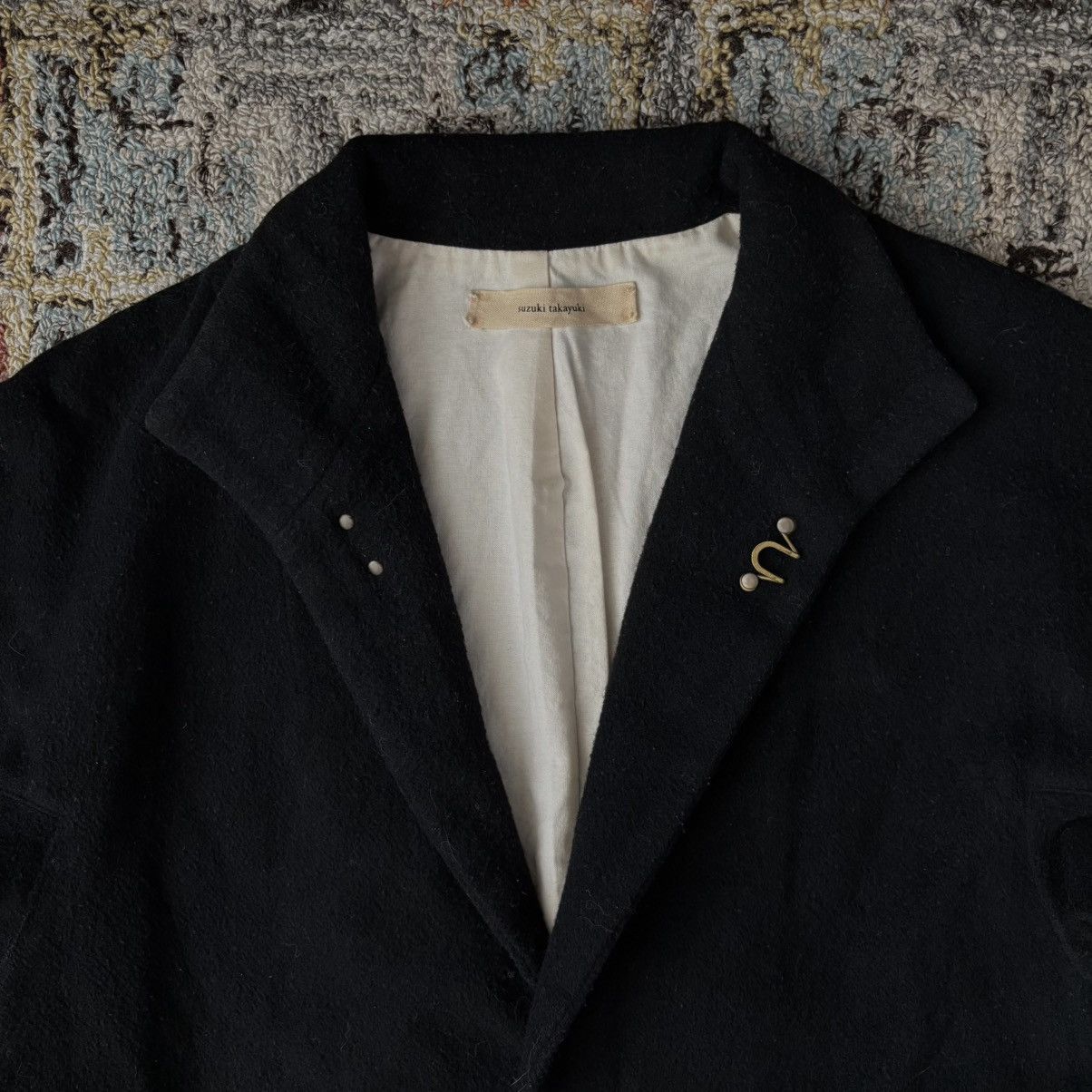 Auralee stand fall collar coat wool blend over Suzuki Takayuki Size US XS / EU 42 / 0 - 3 Thumbnail